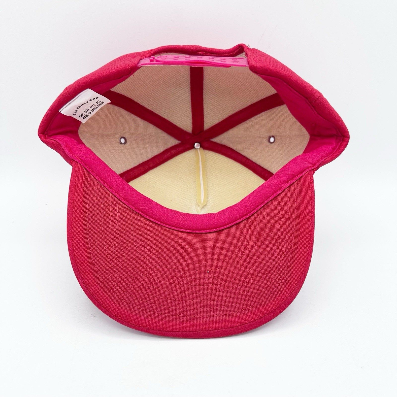 Vintage Vintage Porters' Conctrete All Foam Snapback Trucker Hat Red Size ONE SIZE - 8 Thumbnail