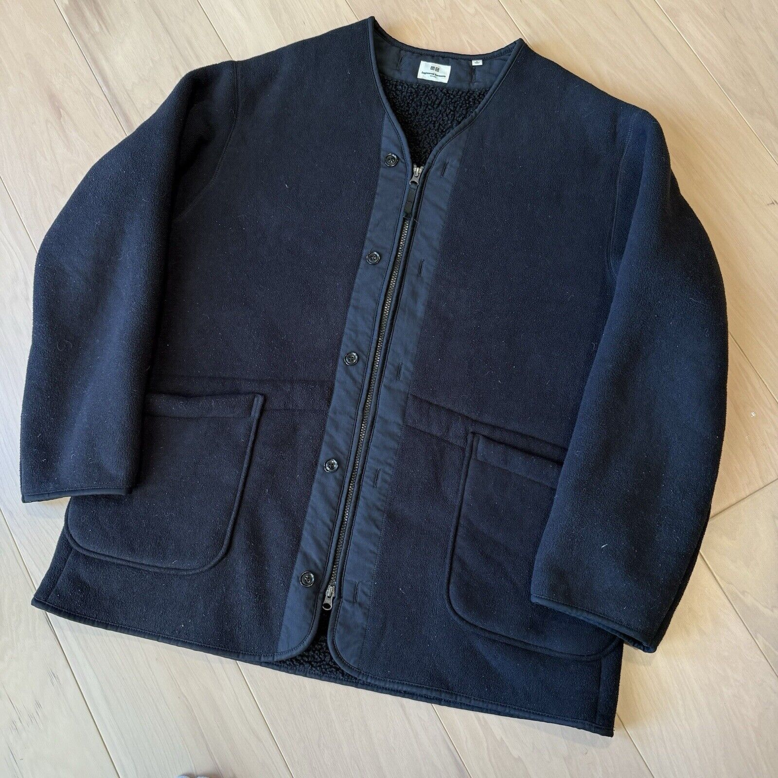 Uniqlo Uniqlo Engineered Garments Jacket L Black Full Zip Outerwear Size US L / EU 52-54 / 3 - 9 Thumbnail