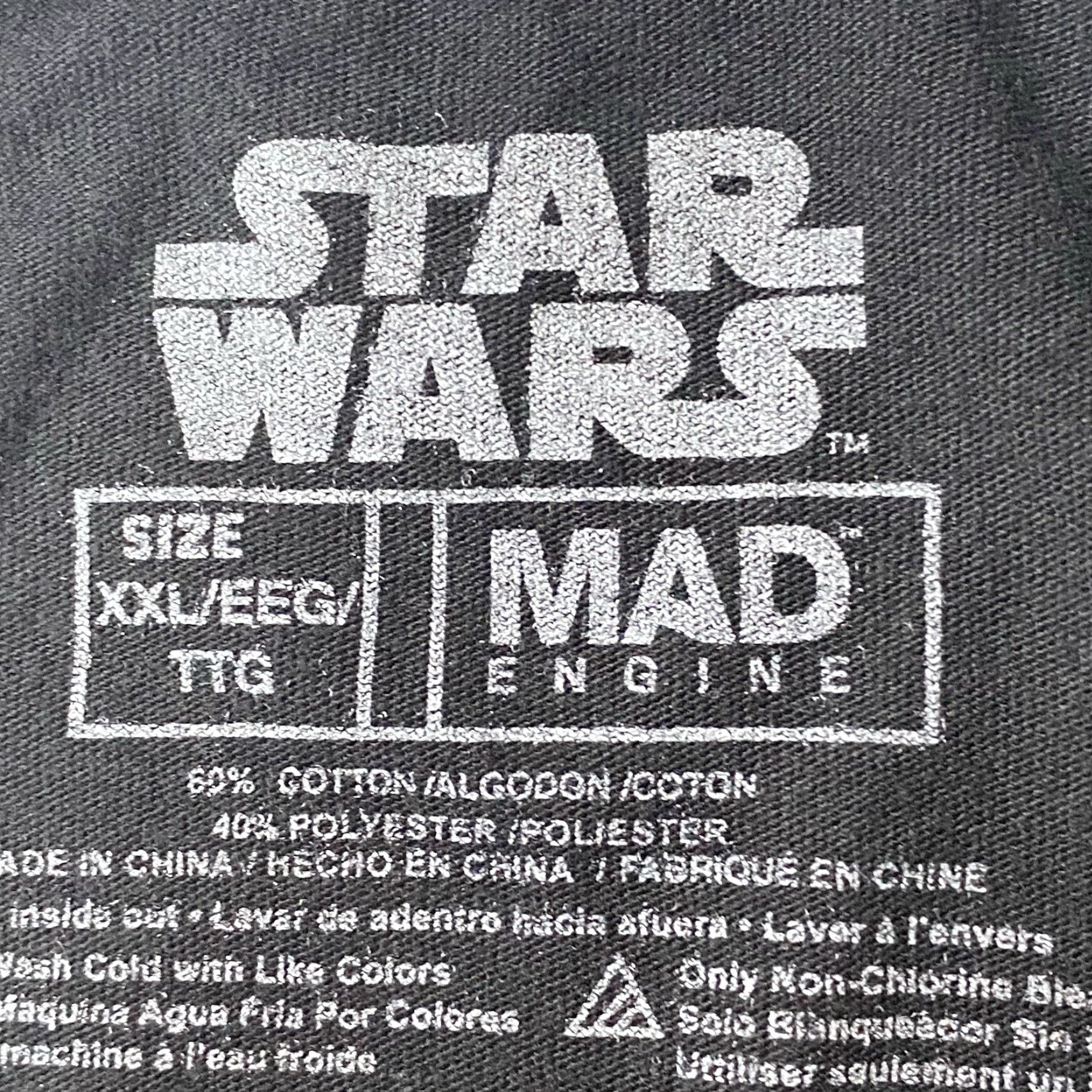 Mad Engine Star Wars Mad Engine Darth Vader T Shirt 2XL Men Black Graphic Tee Dad Crew Neck Short Sleeve T-Shirt Big & Tall Star Wars Theme Mens Clothing Size US XXL / EU 58 / 5 - 2 Thumbnail
