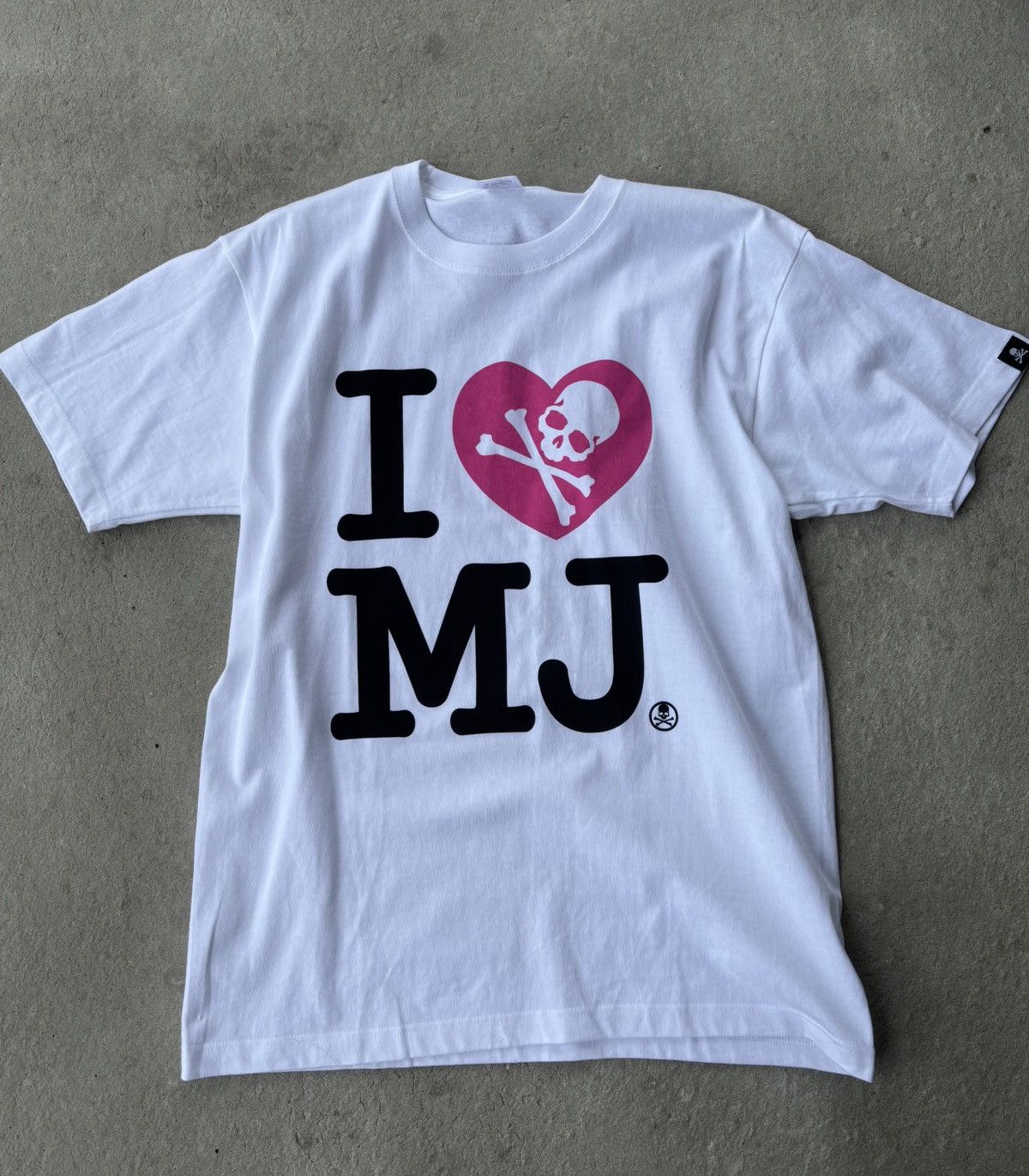 Japanese Brand × Mastermind Japan MASTERMIND TEE “I LOVE MJ” | Grailed