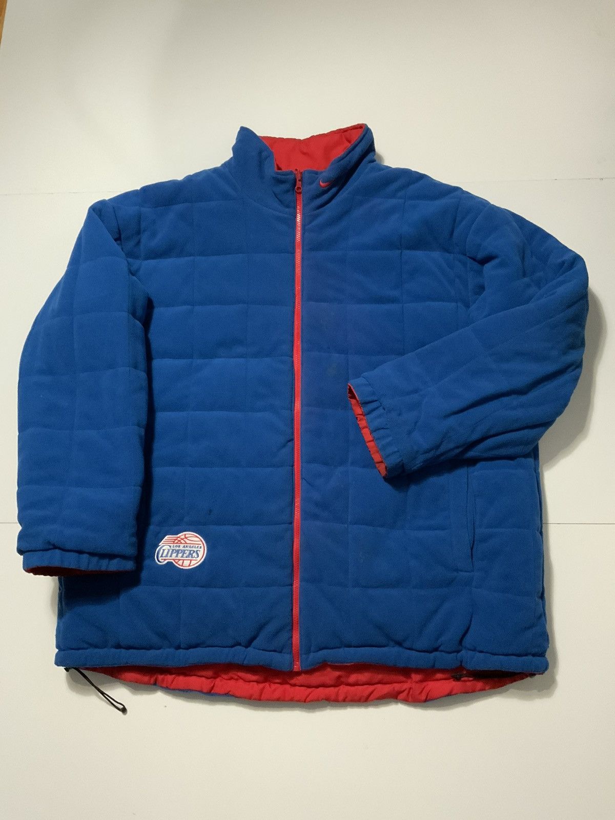 NBA × Nike × Vintage Nike Los Angeles Clippers 2002 Reversible Puffer Jacket Size US XXL / EU 58 / 5 - 3 Thumbnail