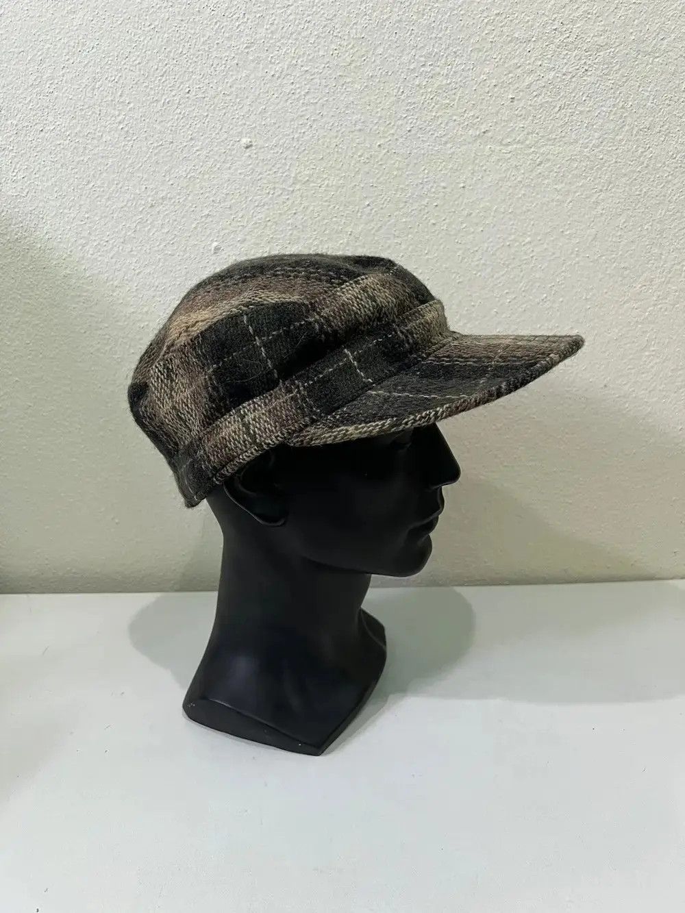 Other New York USA Plaid Tartan Wool Cap Hat Size ONE SIZE - 3 Thumbnail