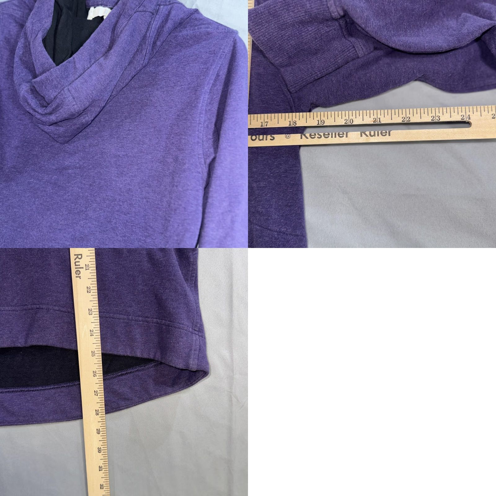 Lululemon Lululemon Hoodie Womens 6 Purple Pullover Long Sleeve High-Low Hem Crew Neck Pocket Logo Activewear, Casual, Travel Women’s 6 Purple Hoodie Sweatshirt Size M / US 6-8 / IT 42-44 - 8 Thumbnail