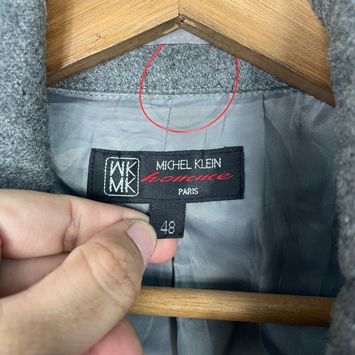 Michel Klein Michel Klein Double Breasted Wool Jacket Size US M / EU 48-50 / 2 - 15 Thumbnail