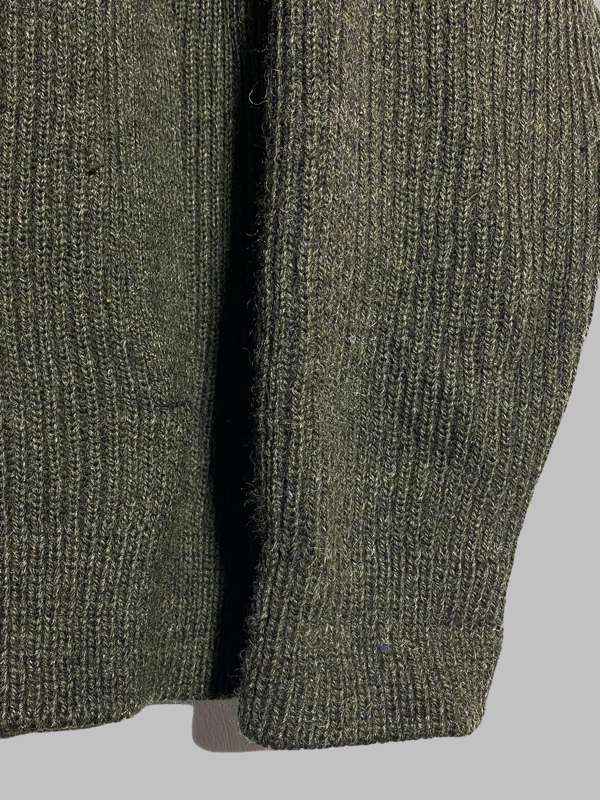 Barbour 🔥 BARBOUR TYNE CARDIGAN FULL ZIP KNITWEAR OLIVE MILITARY Size US L / EU 52-54 / 3 - 5 Thumbnail