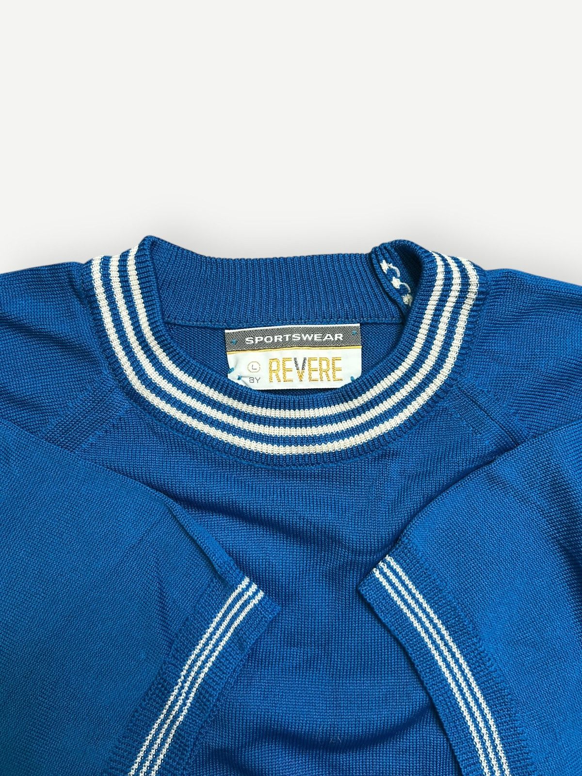Vintage Vintage 70s Sportswear Short Sleeve Sweater Royal Size US L / EU 52-54 / 3 - 5 Thumbnail