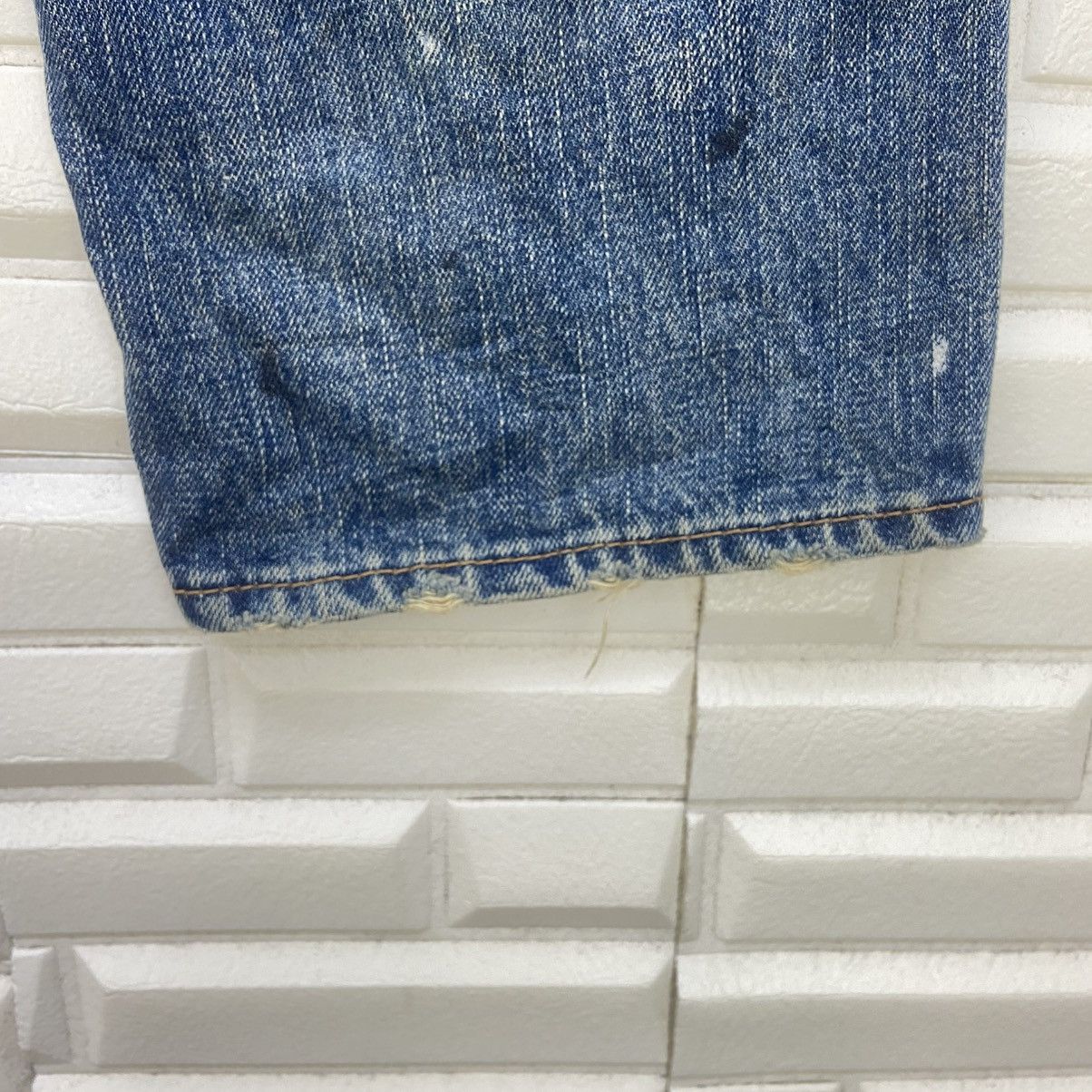 Japanese Brand Bonds & Peace Street Fashion Patchwork Distressed Denim Size US 30 / EU 46 - 16 Thumbnail