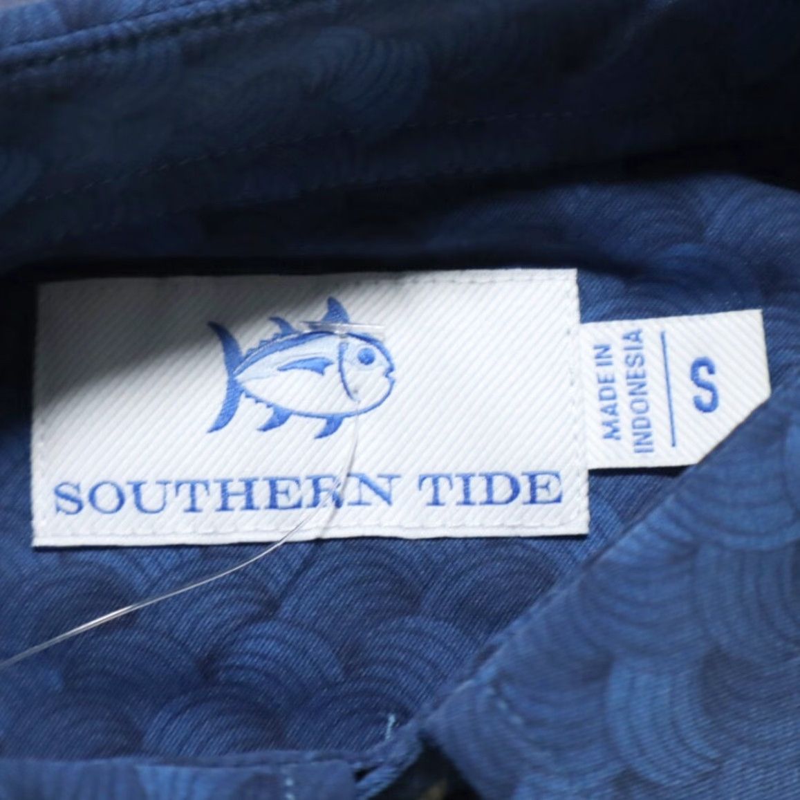 Southern Tide Southern Tide Intercoastal Monterrey Geometric Button Down Shirt Blue Men's S Size US S / EU 44-46 / 1 - 5 Thumbnail