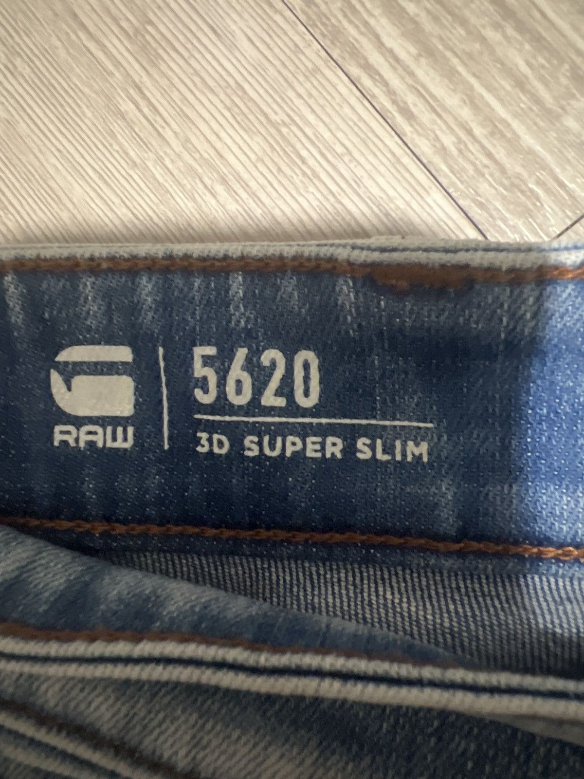 G-Star G Star Raw 5620 Blue 3D Denim Size US 31 - 2 Thumbnail