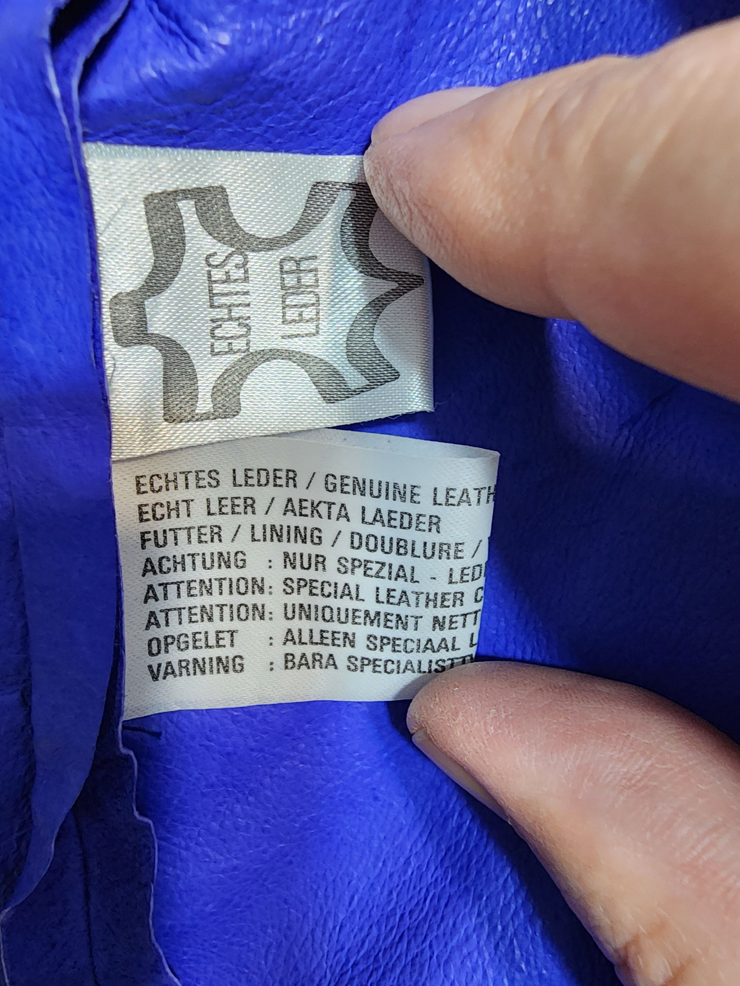 Genuine Leather Blue Suede Leather Shirt: Women's Metal Snaps Jacket Size XL / US 12-14 / IT 48-50 - 10 Thumbnail