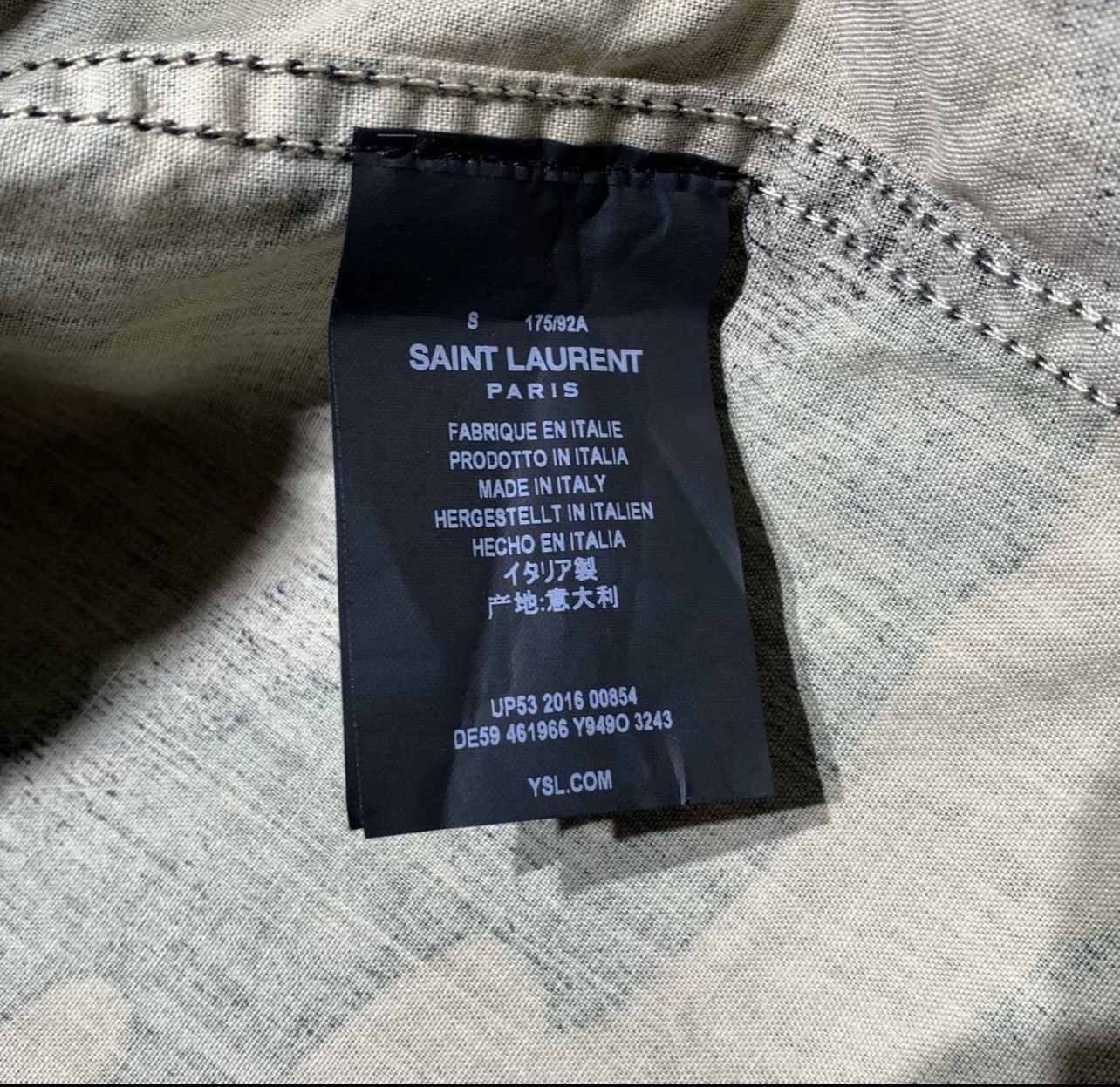 Yves Saint Laurent saint laurent Star camouflage jacket Size US S / EU 44-46 / 1 - 7 Thumbnail