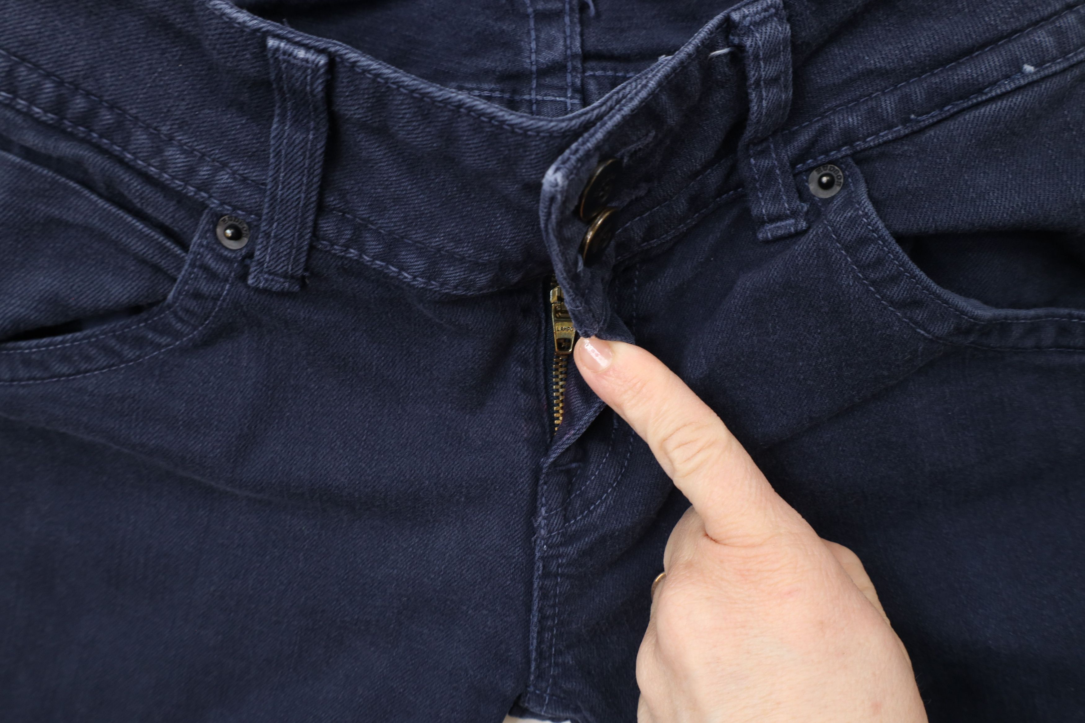 Vintage Hudson Jeans Flared Bootcut Stretch Denim Jeans Navy Blue Size 28" / US 6 / IT 42 - 5 Thumbnail