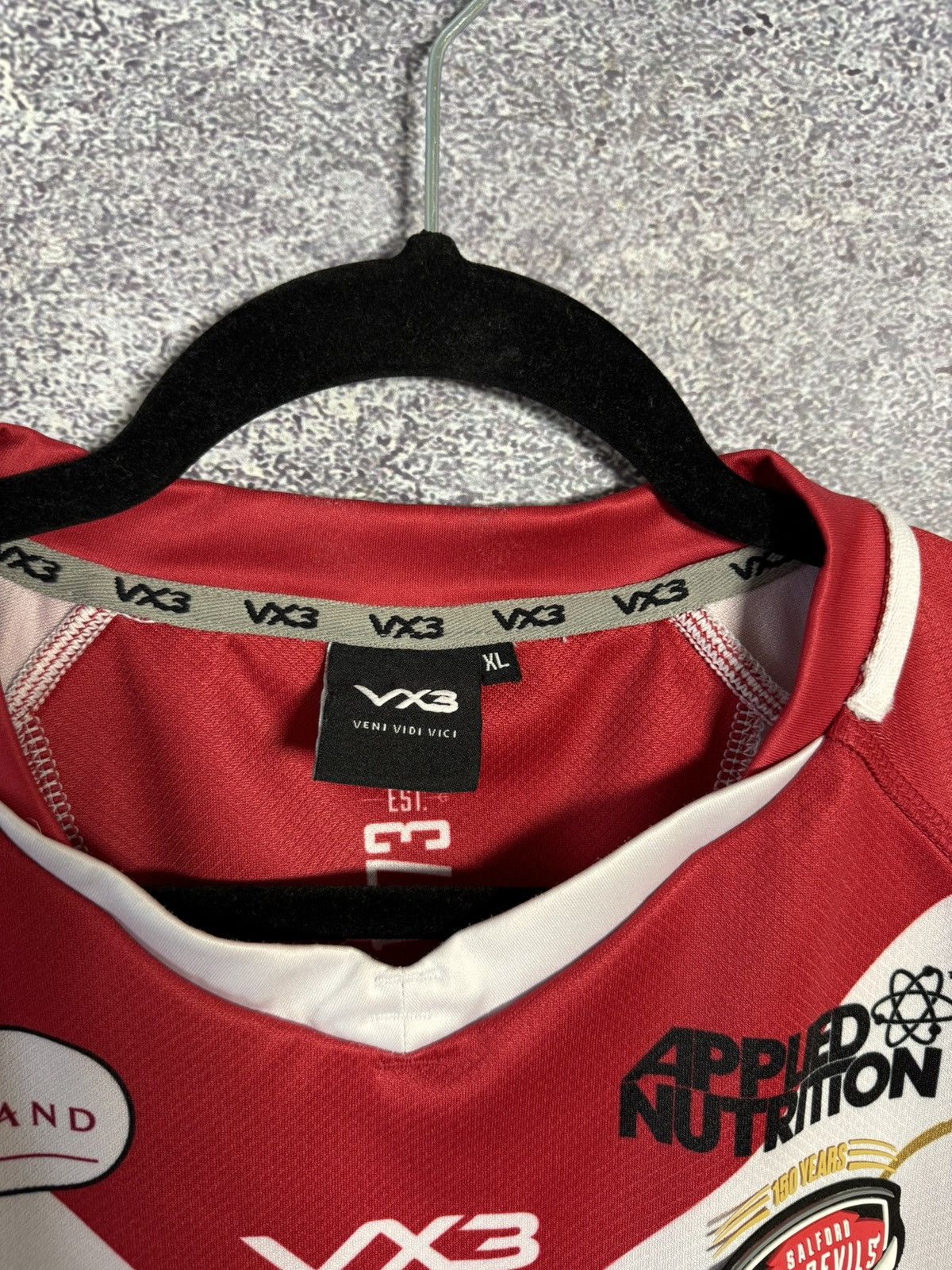 Vintage Salford Red Devils Rugby Jersey Men’s Size XL Size US XL / EU 56 / 4 - 11 Thumbnail