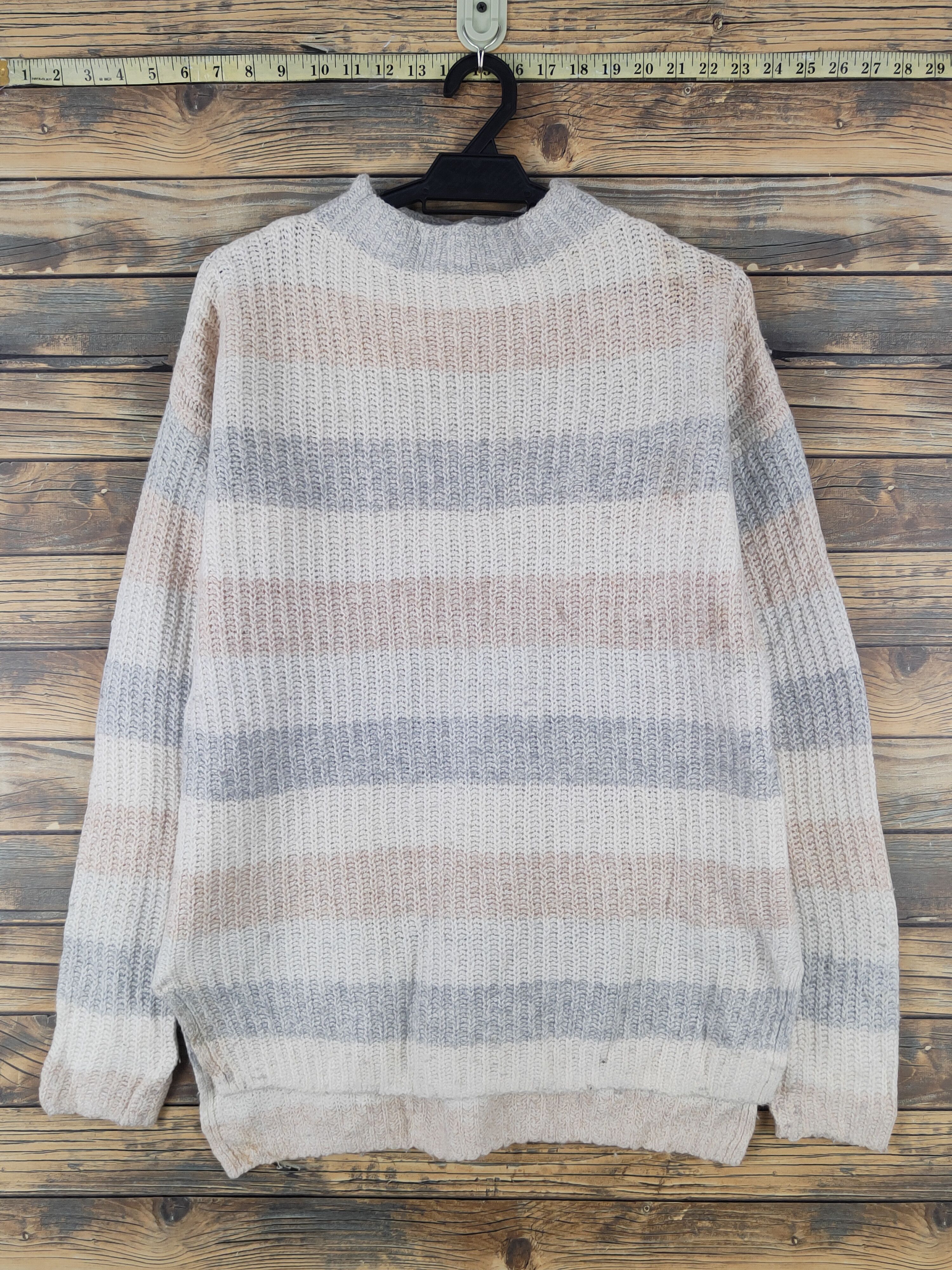 Gap Gap Beige Knitwear stripe Sweatshirts #W1814 Size US S / EU 44-46 / 1 - 1 Thumbnail