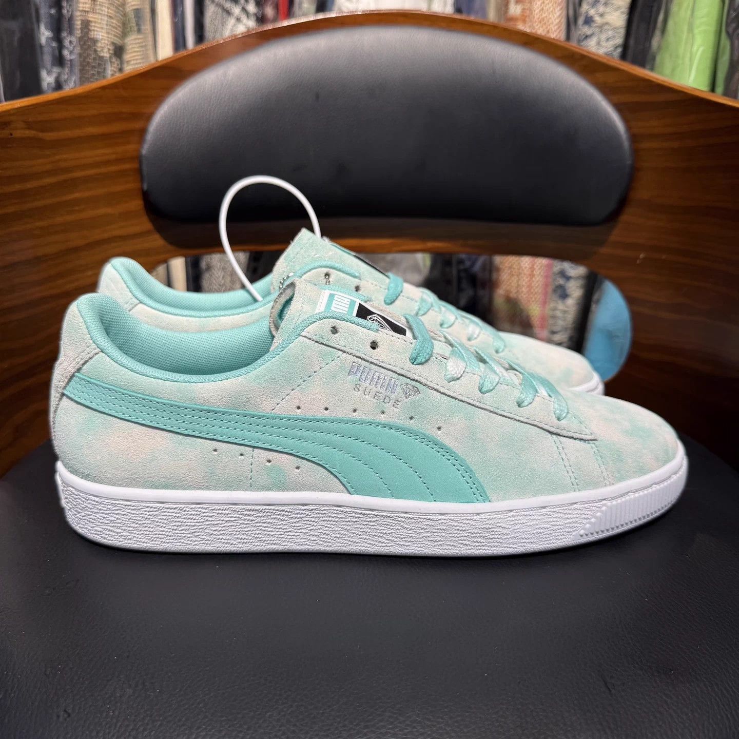 Puma Puma x Diamond Supply Co. "Tiffany" Green 41 DS Size US 8.5 / EU 41-42 - 4 Thumbnail