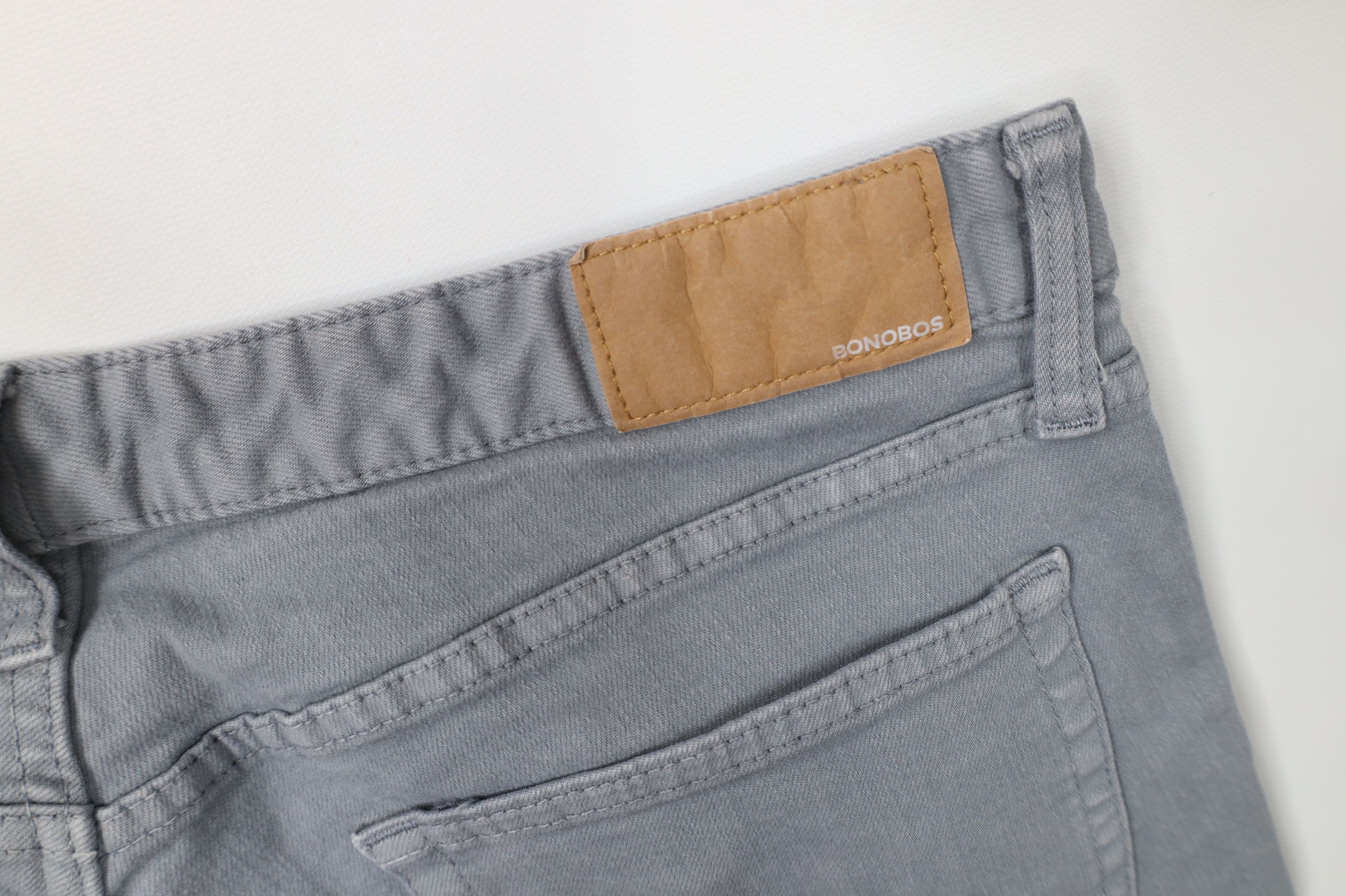 Bonobos Bonobos Faded Slim Fit Tapered Leg Stretch Denim Jeans Gray Size US 38 / EU 54 - 13 Thumbnail