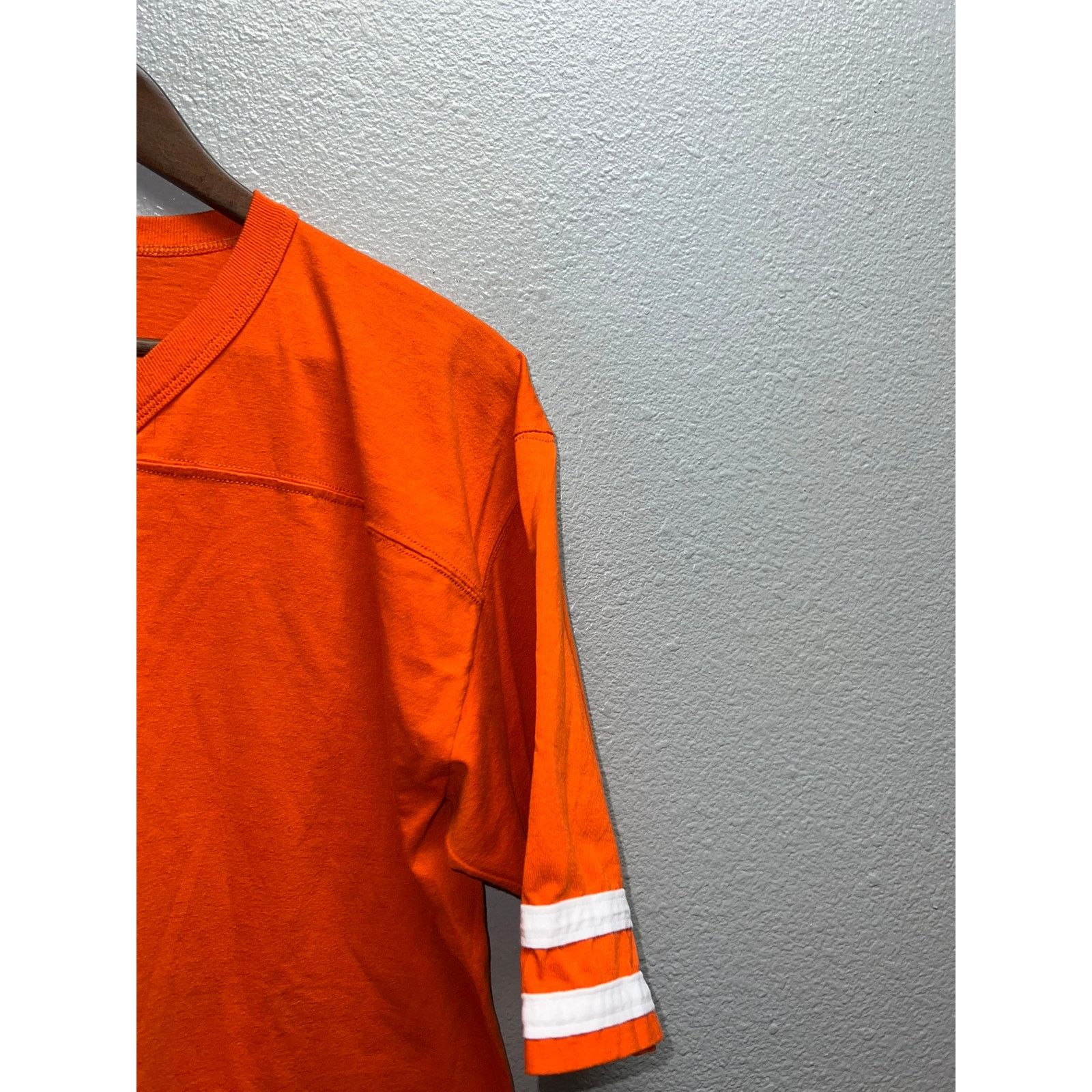 Russell Athletic Vintage Russell Athletic Blank Shirt Orange Jerzees Tee 90s Size US L / EU 52-54 / 3 - 2 Thumbnail