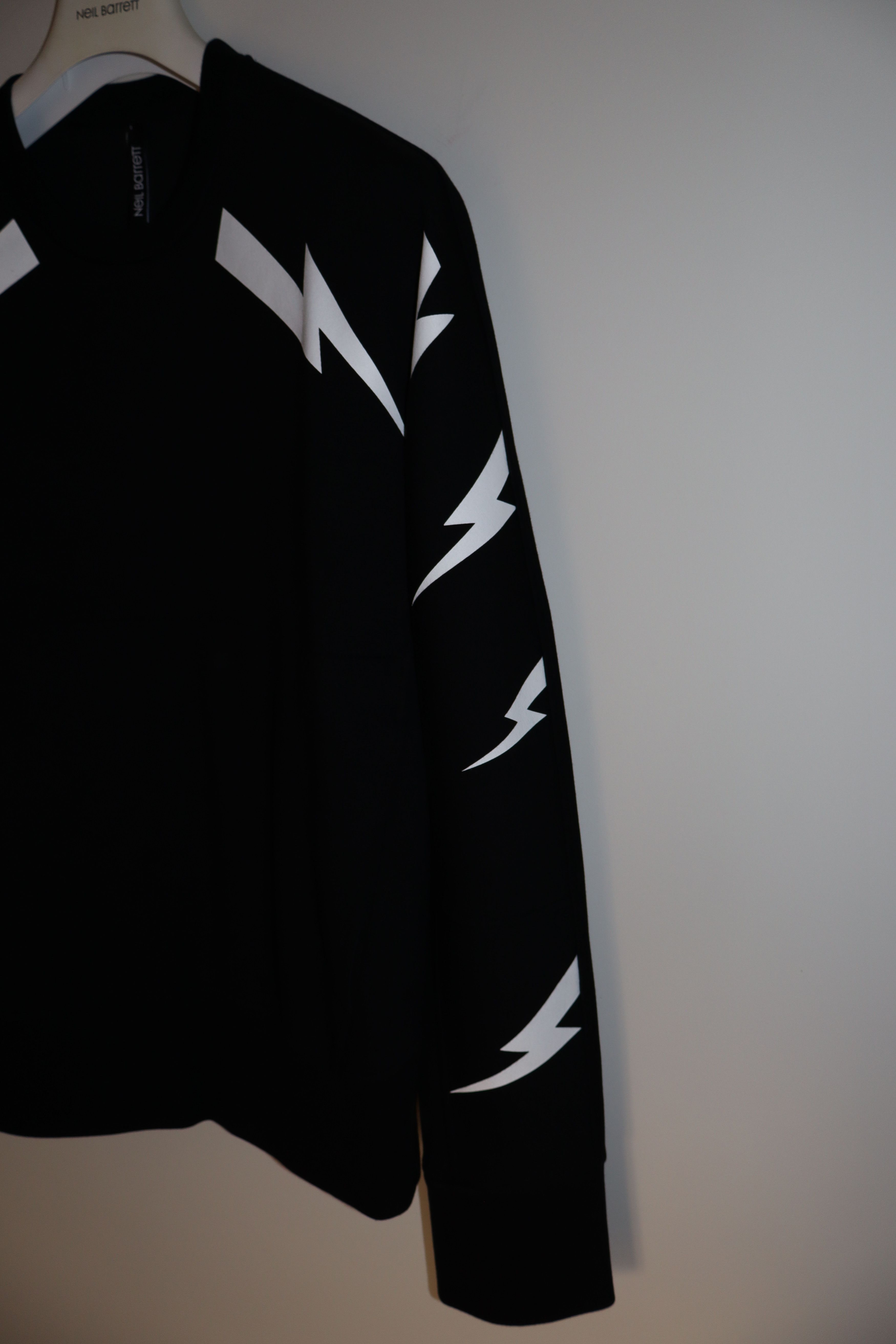 Neil Barrett Tigerbolt print neoprene sweatshirt Size US XS / EU 42 / 0 - 2 Thumbnail