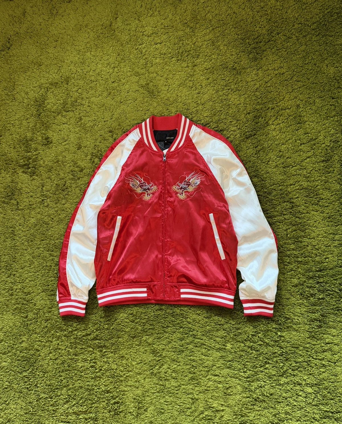 Bullet Noise × Japanese Brand 🇯🇵🐲 Bullet Noise embroidered Japanese style Sukajan jacket Size US M / EU 48-50 / 2 - 2 Thumbnail