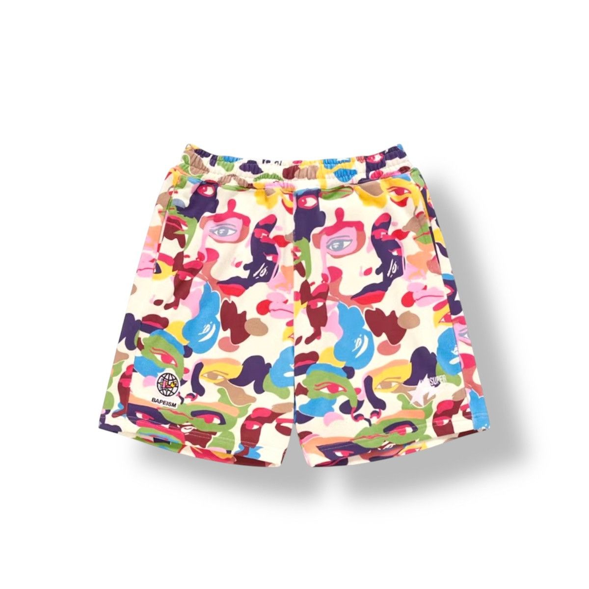 Bape Bape x KidSuper MultiColor Camo Shorts Size US 28 / EU 44 - 3 Thumbnail