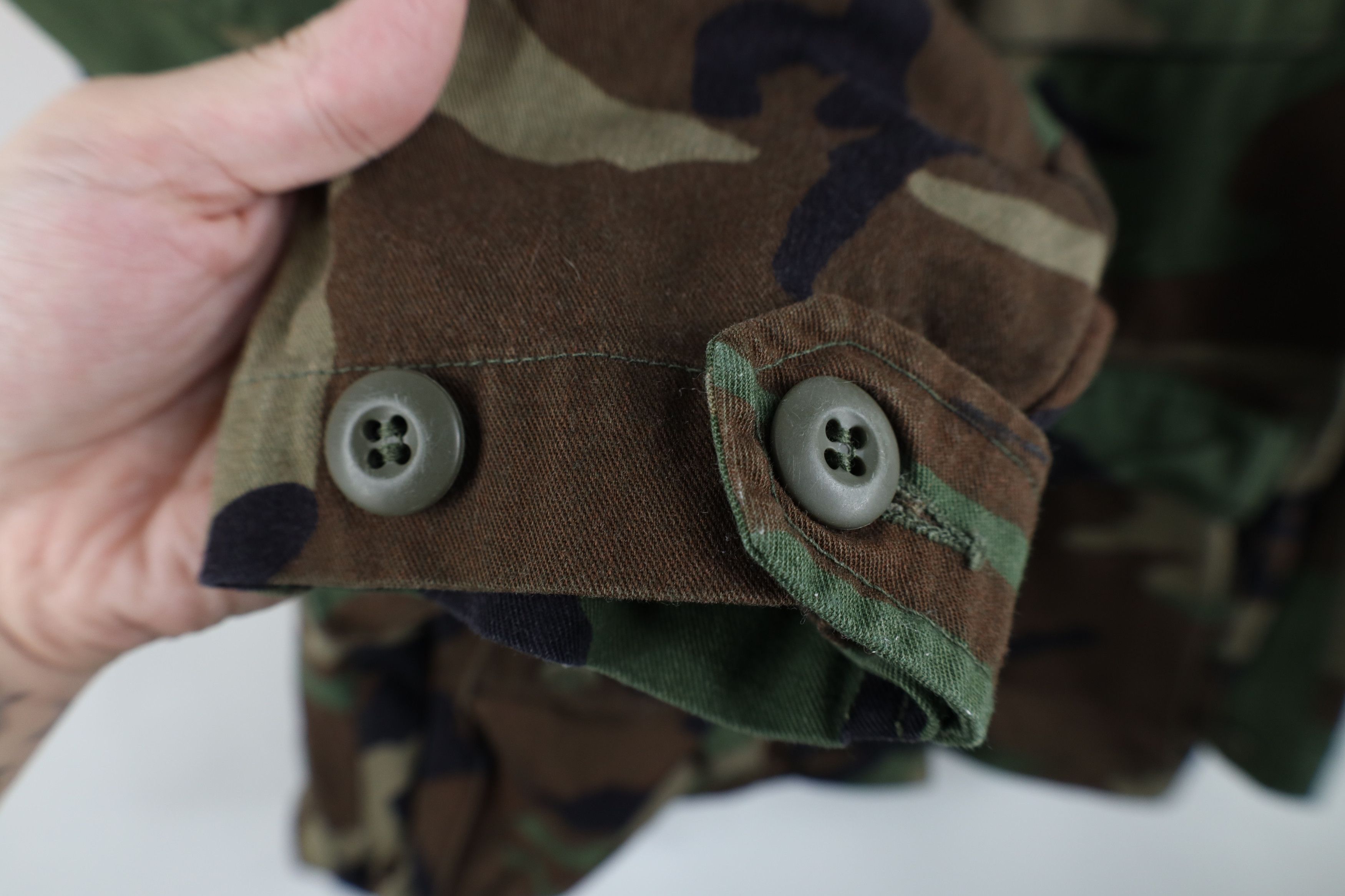Vintage Vintage 80s USMC Woodland Camouflage Combat Coat Jacket USA Size US S / EU 44-46 / 1 - 8 Thumbnail