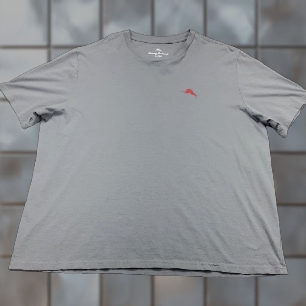 Tommy Bahama Tommy Bahama T Shirt Mens XL Tees The Season Christmas Gray Short Sleeve Shirt Mens XL Gray Tommy Bahama Graphic Tee Size US XL / EU 56 / 4 - 1 Thumbnail