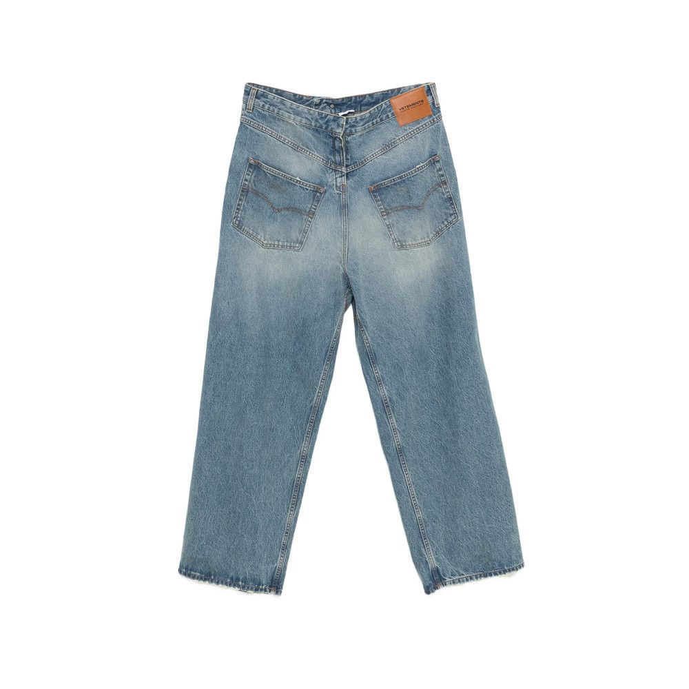Vetements Vetements BLUE Denim - Wide-Leg Jeans Size 25" / US 0 / IT 36 - 1 Thumbnail