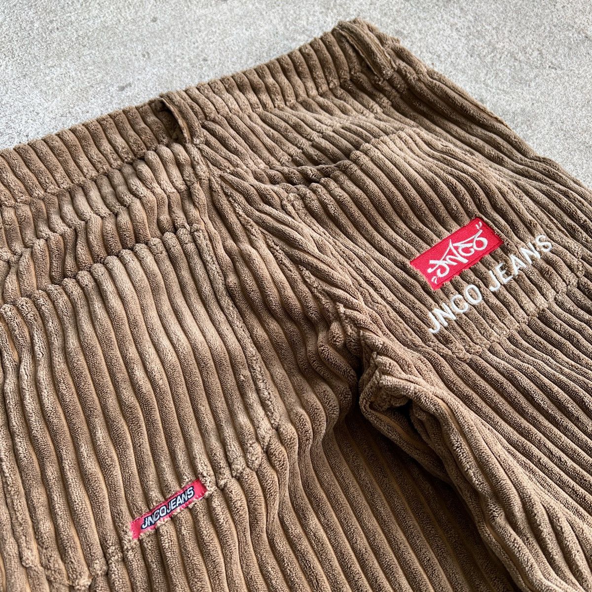 Crazy Vintage Y2K JNCO Brown corduroy baggy wide leg pants