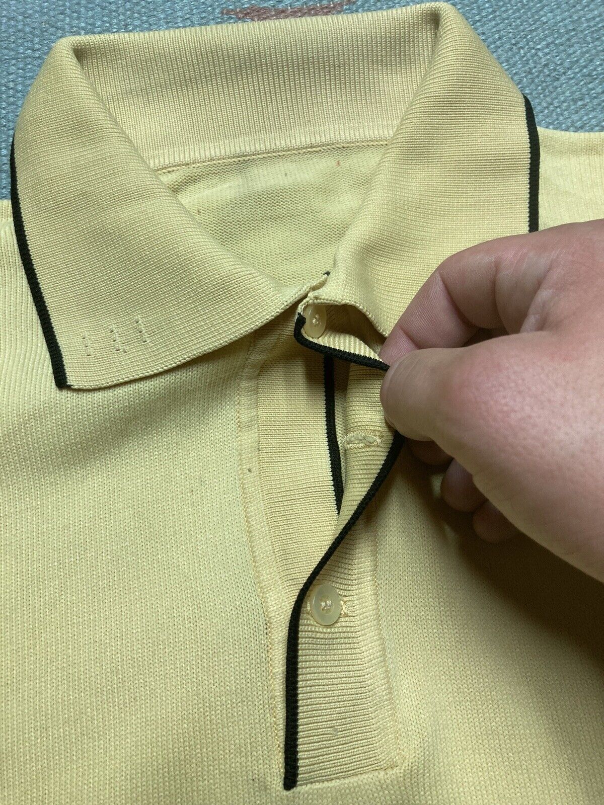 Vintage Vintage 60s polo shirt Ban-Lon soft nylon distressed medium Size US M / EU 48-50 / 2 - 7 Thumbnail