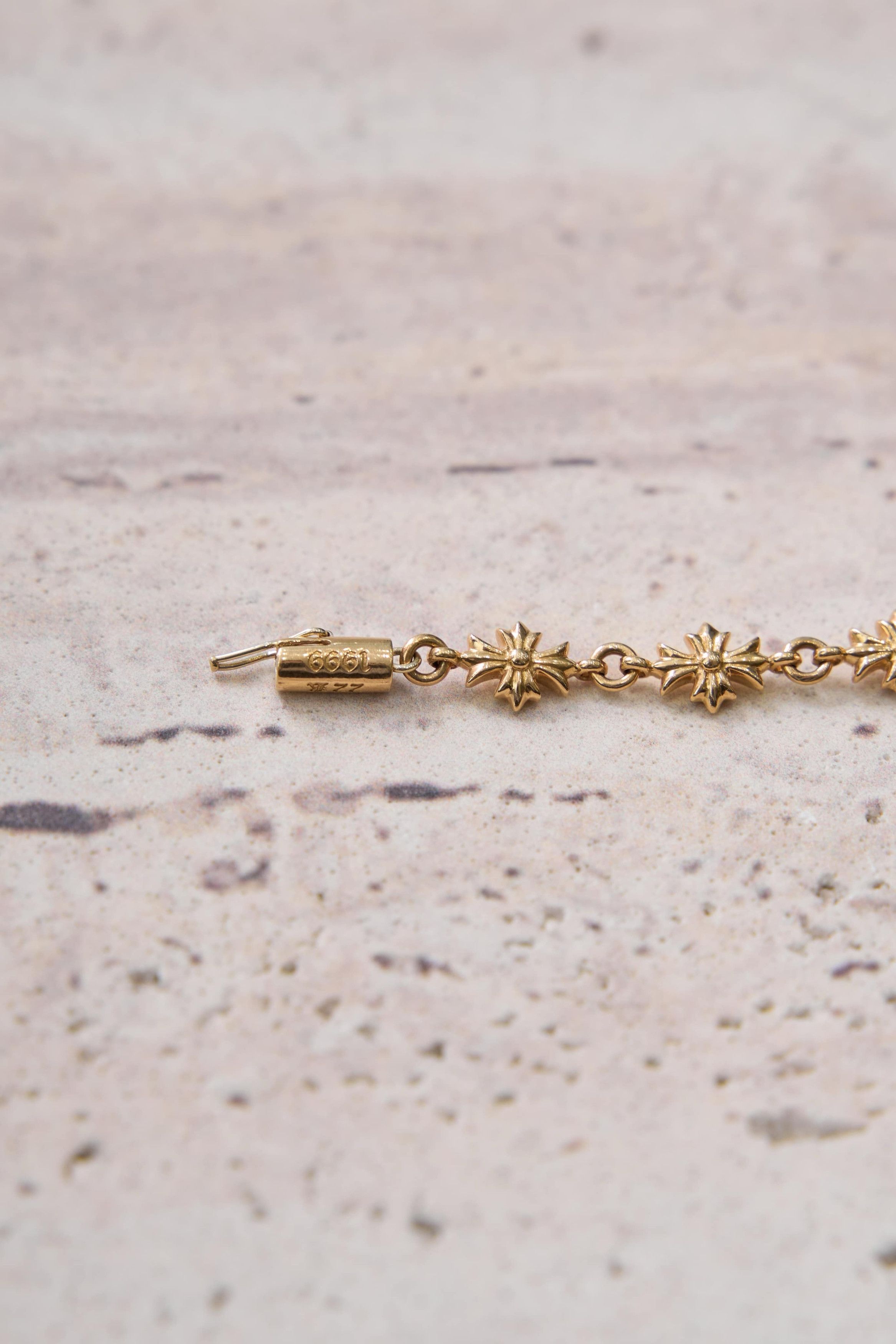 Chrome Hearts CHROME HEARTS Tiny E 22K Gold Bracelet Size ONE SIZE - 3 Thumbnail