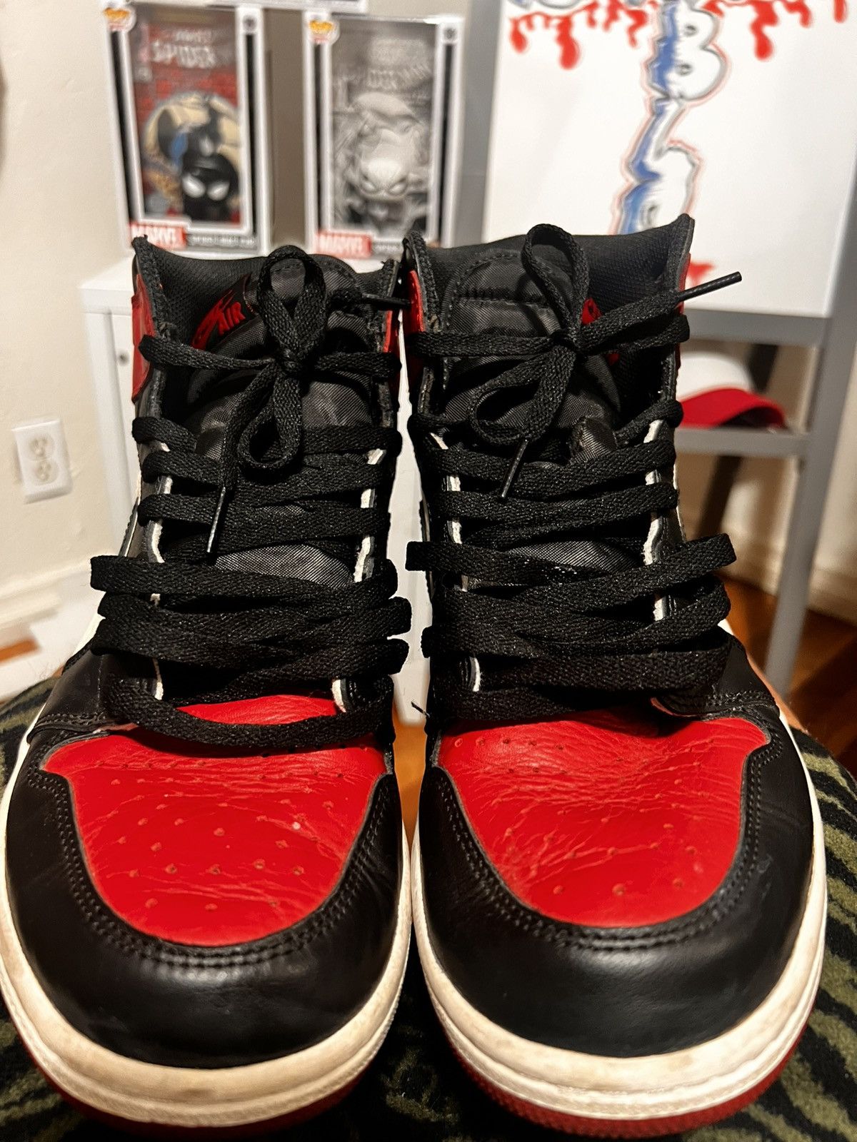 Jordan Brand Jordan 1 Retro High Bred Toe Size US 10 / EU 43 - 5 Thumbnail