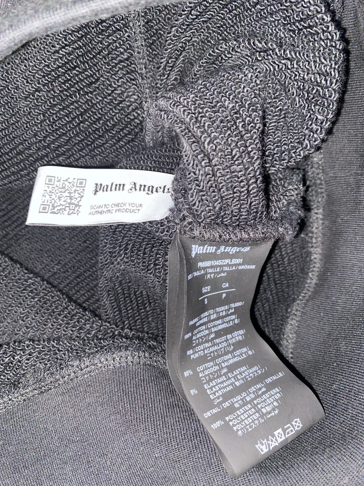 Palm Angels Palm Angels - PxP Painted Raw Cut Hoodie Size US S / EU 44-46 / 1 - 3 Thumbnail