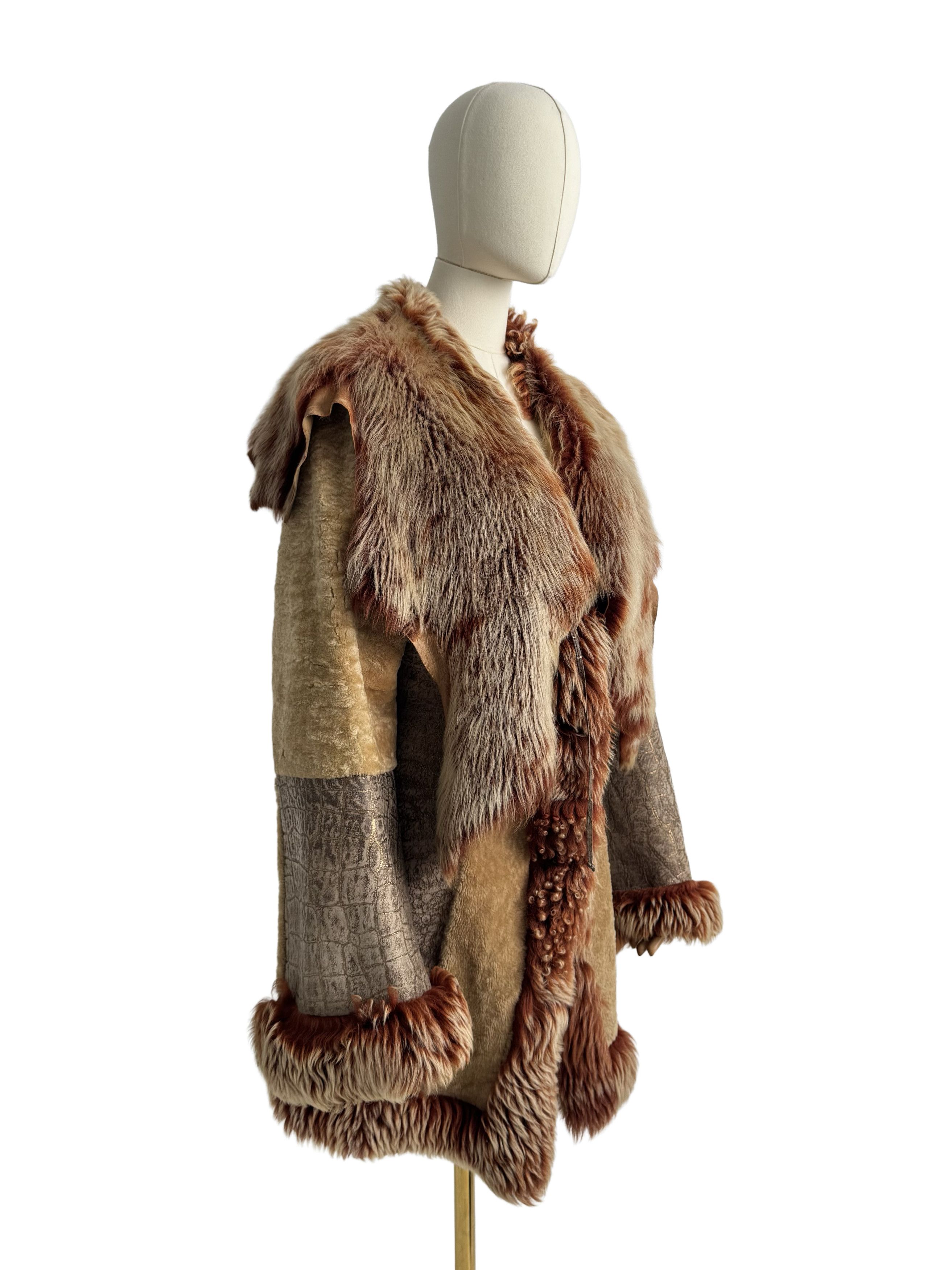 Vintage Vintage Real Sheepskin Coat Size L / US 10 / IT 46 - 1 Thumbnail