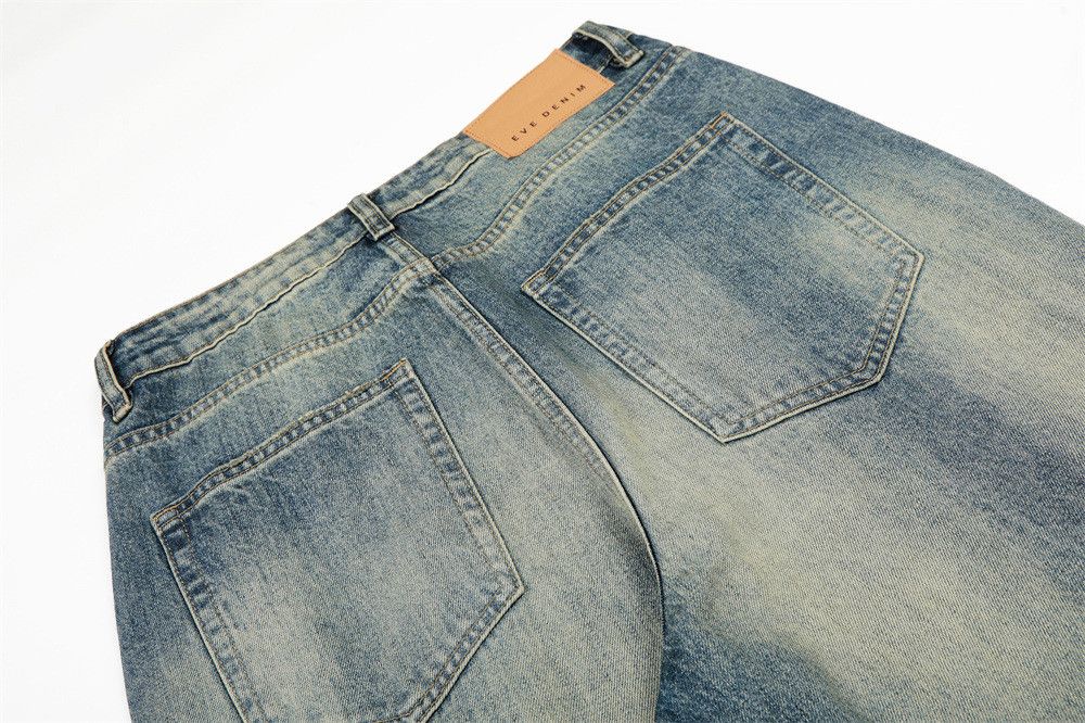 Vintage Men's Punk Retro Gradient Distressed Straight-Leg Jeans Size US 32 / EU 48 - 4 Thumbnail