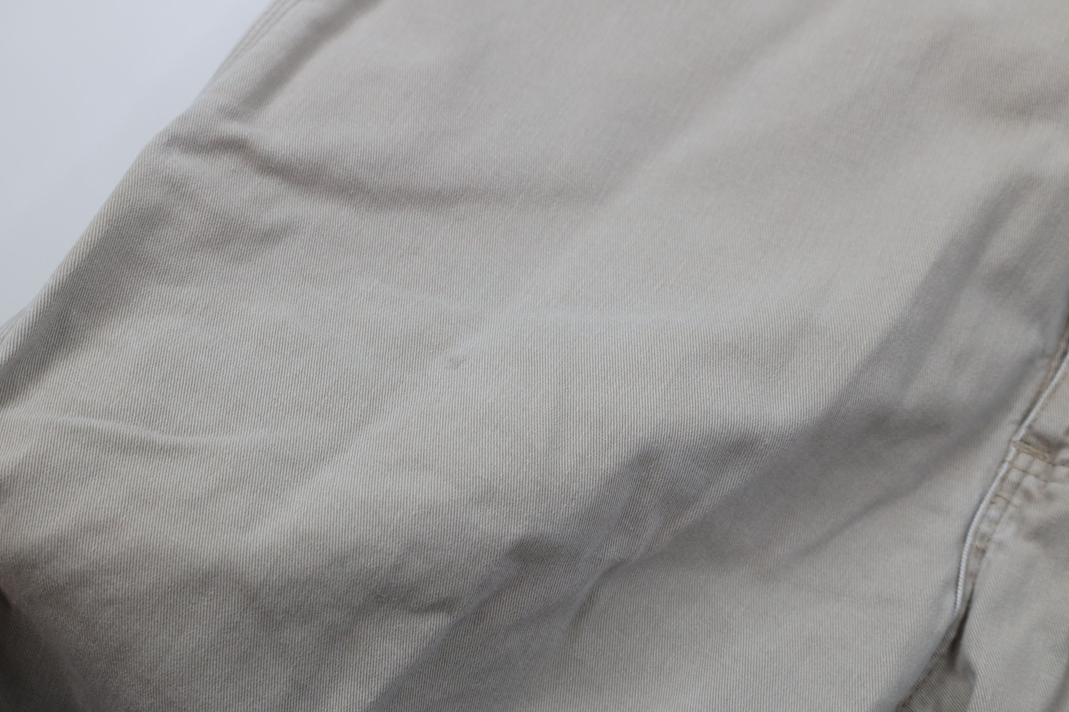 Carhartt Vintage Y2K Carhartt Wide Leg Dungaree Pants Beige Cotton Size US 38 / EU 54 - 7 Thumbnail