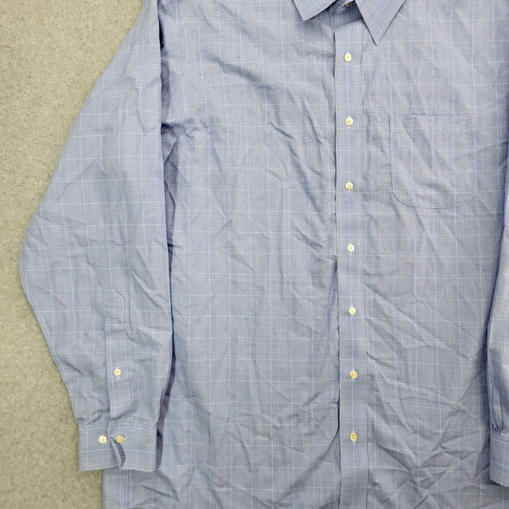 Brooks Brothers Brooks Brothers 346 Shirt Men Size 17 Blue Button Up Regular Fit No Iron -6/7 100% Cotton Dress Shirt Weekday Office Casual Business Ladies Mens Girls Size US XL / EU 56 / 4 - 3 Thumbnail