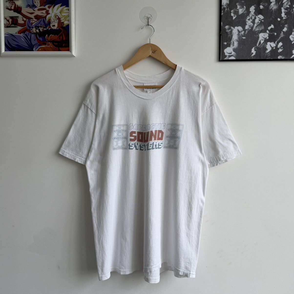 Hiroshi Fujiwara Vintage Sarcastic Sound Systems Tee Shirt Size US L / EU 52-54 / 3 - 1 Thumbnail