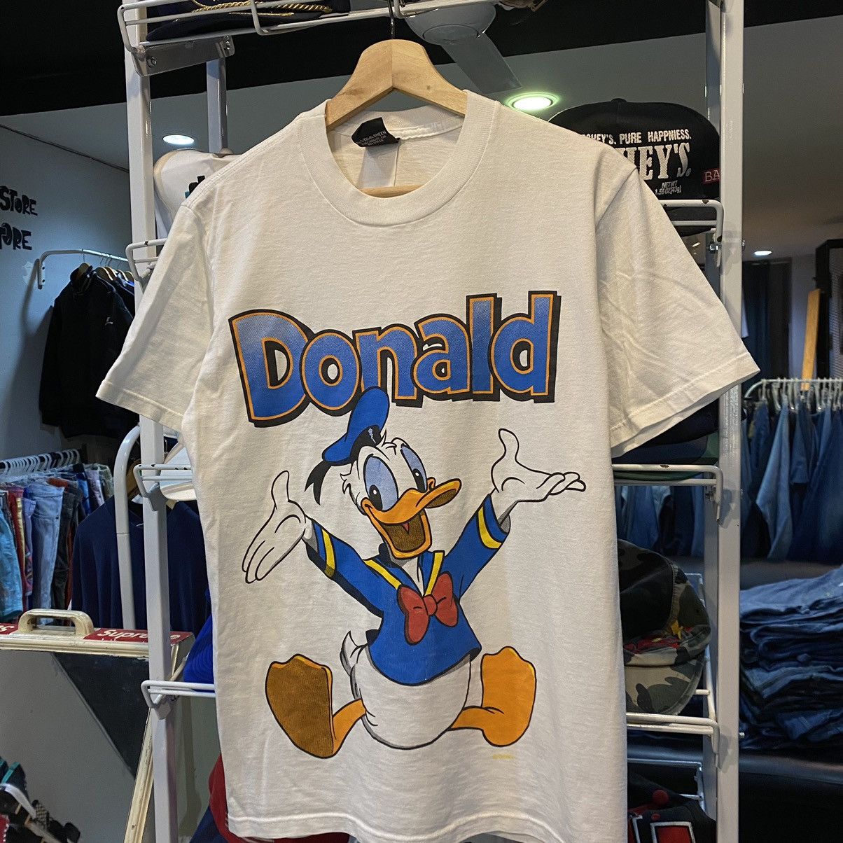 Cartoon Network Donald Duck Retro Big Graphic Vintage Tee 1990s USA Size US M / EU 48-50 / 2 - 3 Thumbnail