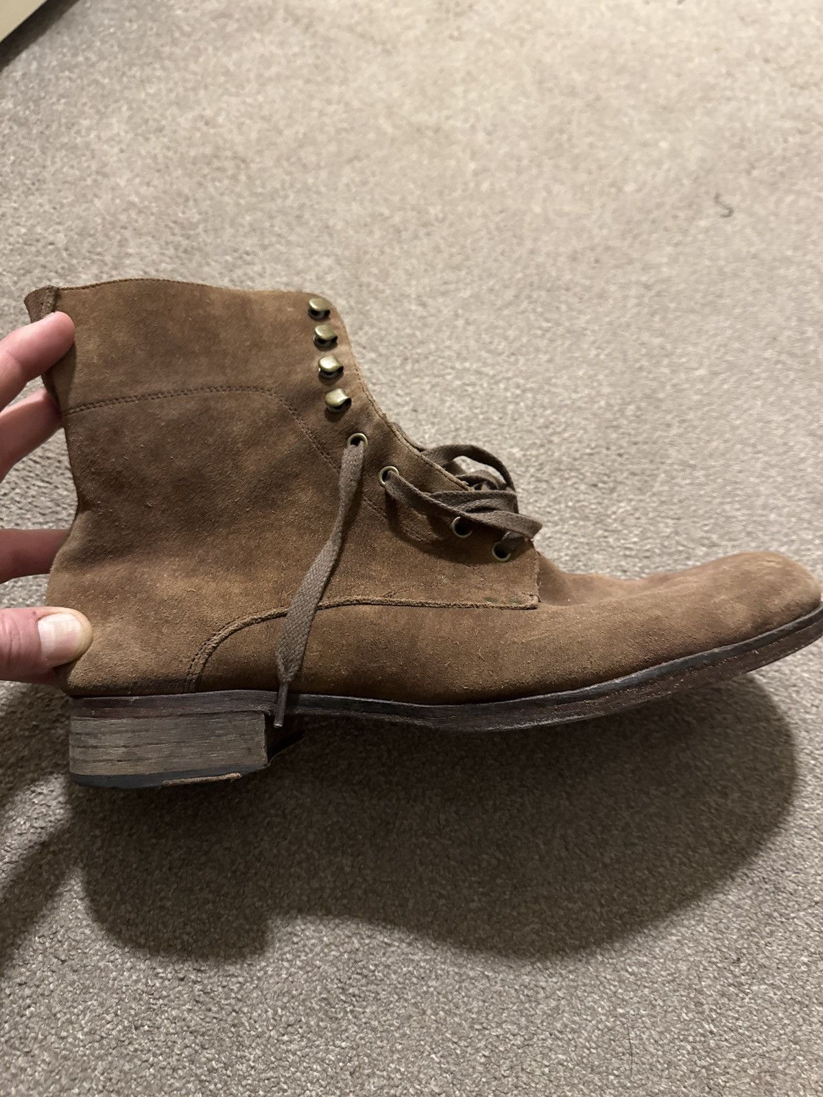 John Varvatos John Varvatos Bonham Suede Boot 13/46 Size US 13 / EU 46 - 1 Thumbnail