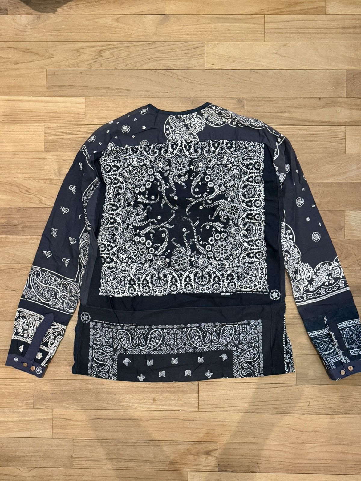 Visvim ICT kerchief tunic shirt black bandana Size US S / EU 44-46 / 1 - 6 Thumbnail
