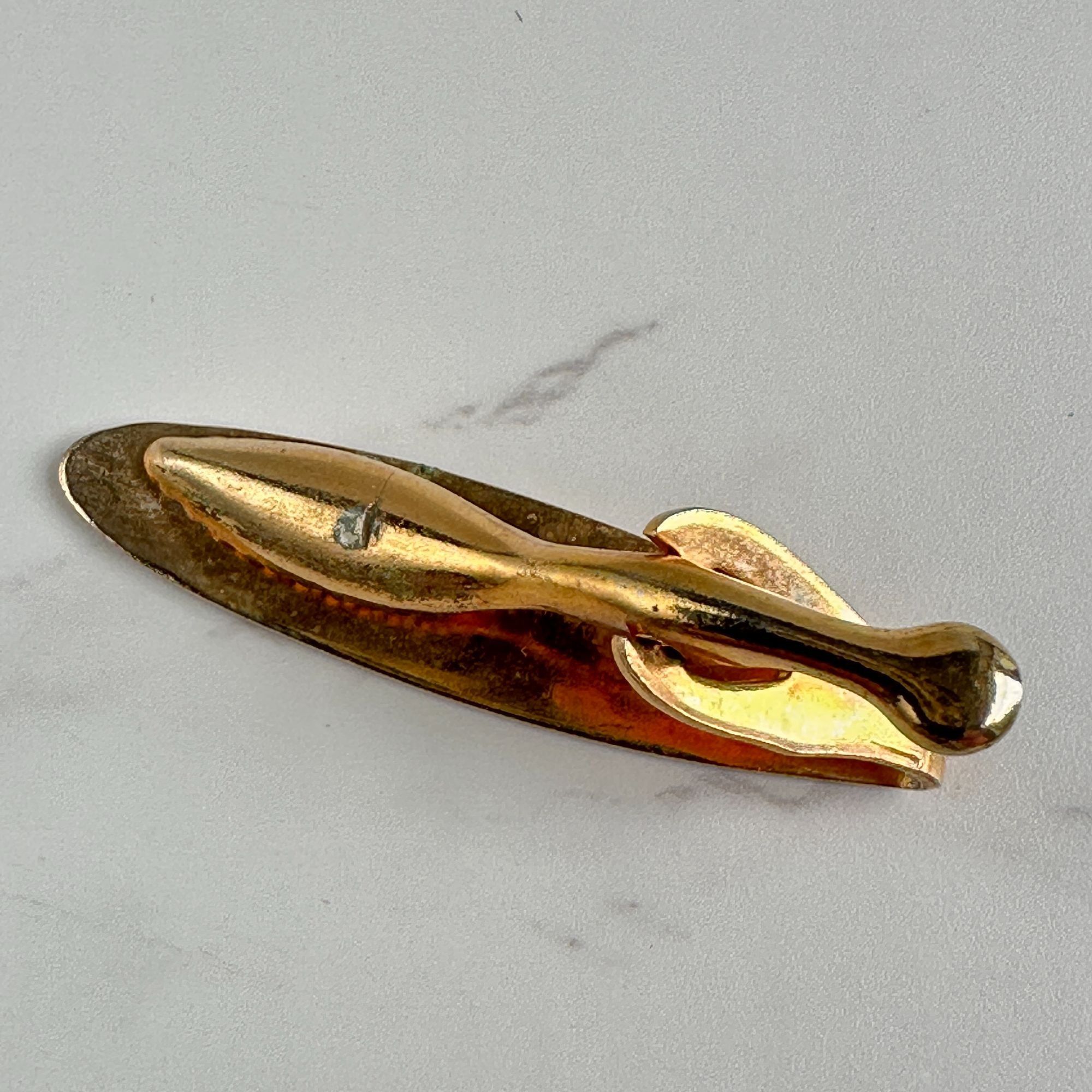 Vintage Gold Chevron Vintage Tie Clip Size ONE SIZE - 3 Thumbnail