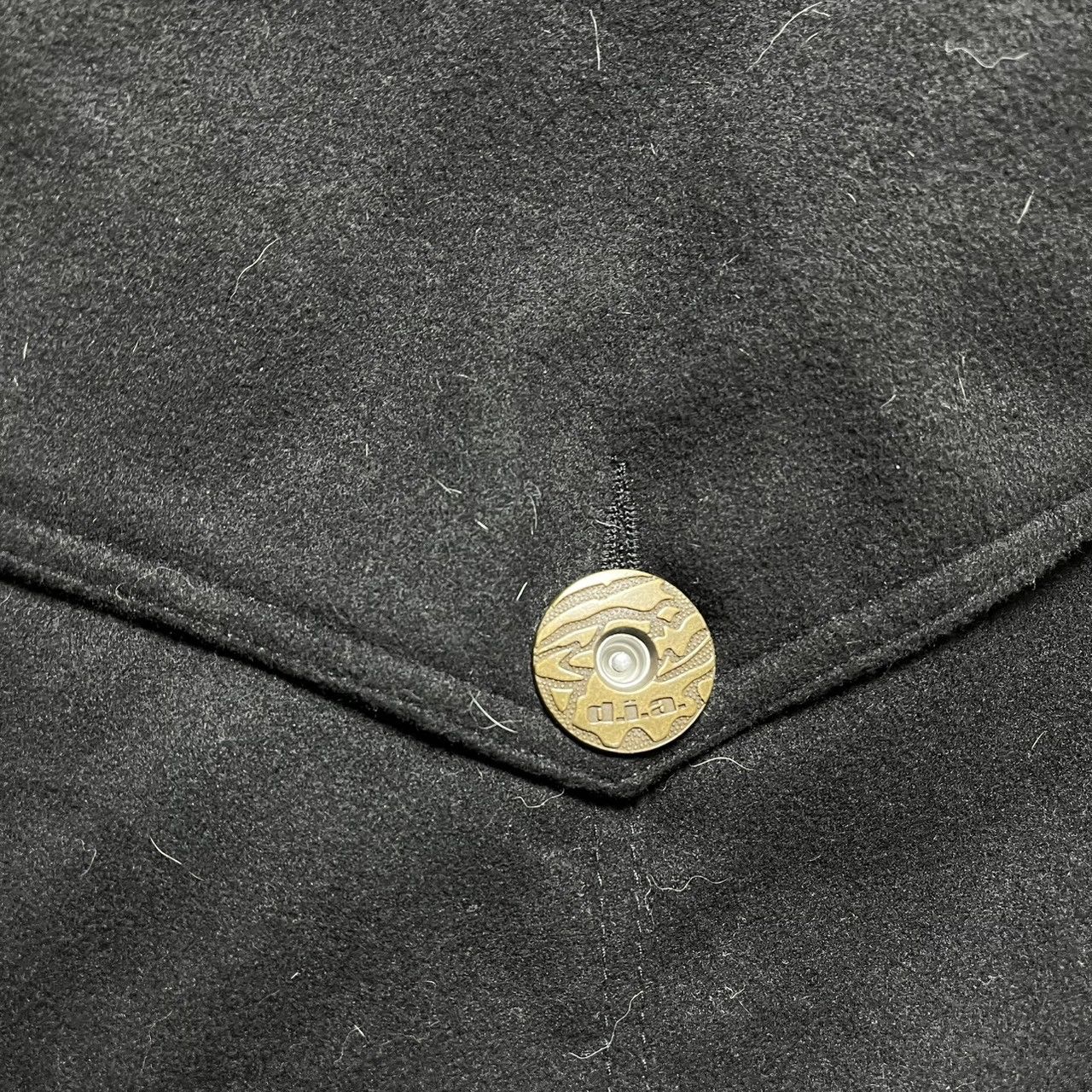 If Six Was Nine × Japanese Brand × Le Grande Bleu (L.G.B.) Black Faux Fur Trimmed Jacket Size S / US 4 / IT 40 - 15 Thumbnail