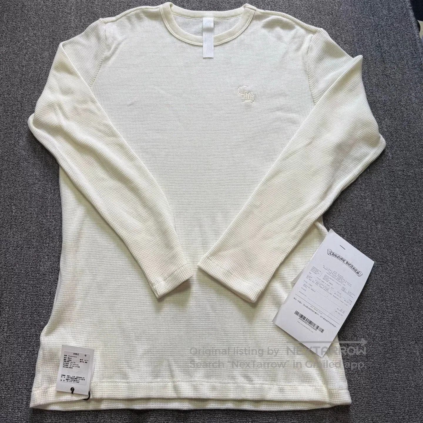 Chrome Hearts chrome hearts waffle long sleeve t. Size US XL / EU 56 / 4 - 1 Thumbnail