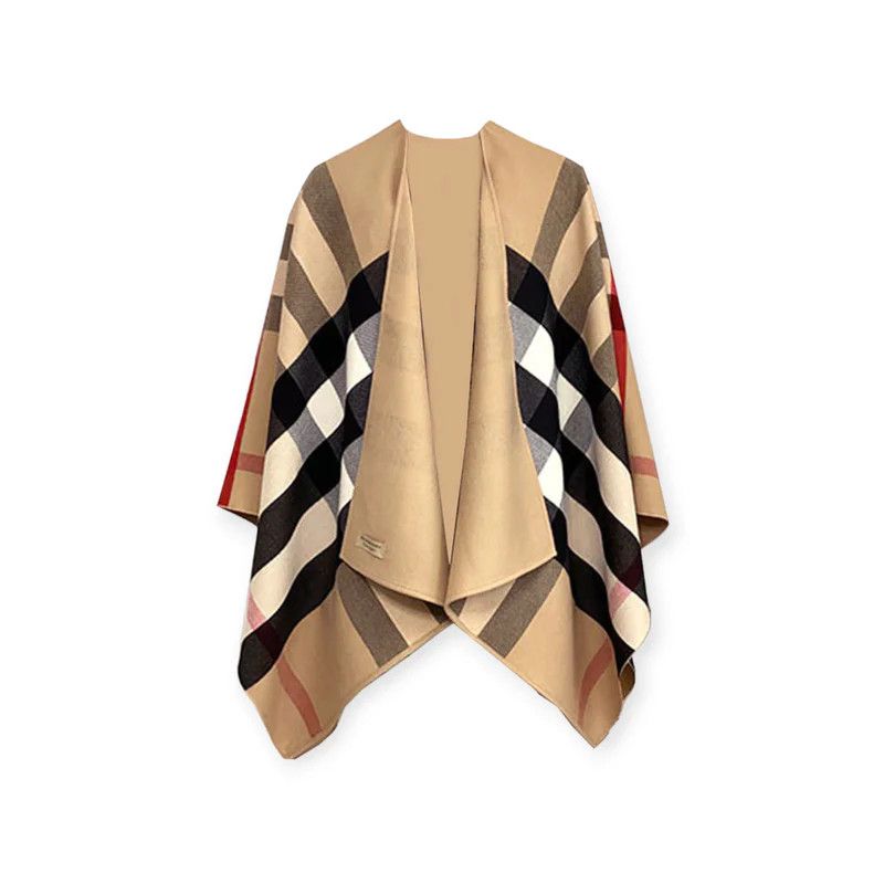 Burberry o1w1db10126 Reversible Check Cape in Multicolor Size M / US 6-8 / IT 42-44 - 2 Thumbnail