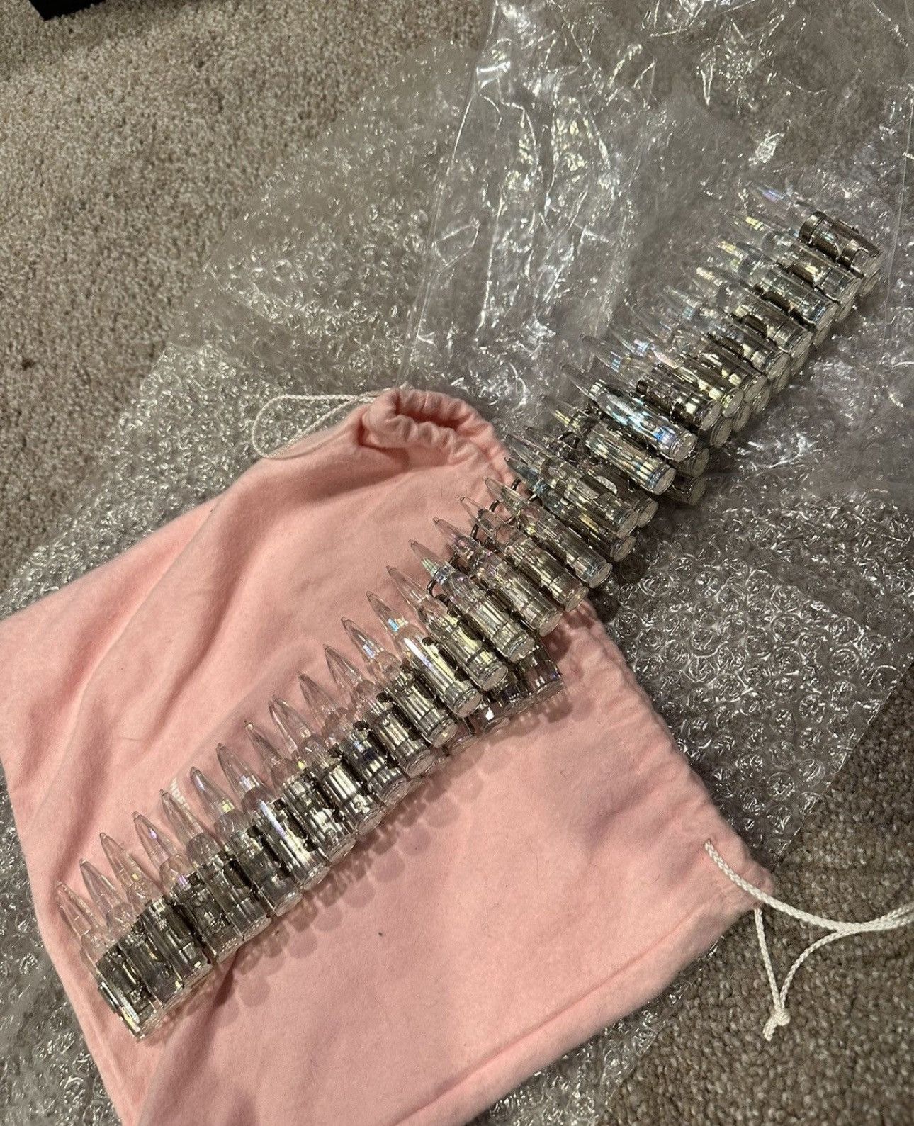 Undercover Undercover Bullet Belt AW2001 Crystal Size ONE SIZE - 4 Thumbnail