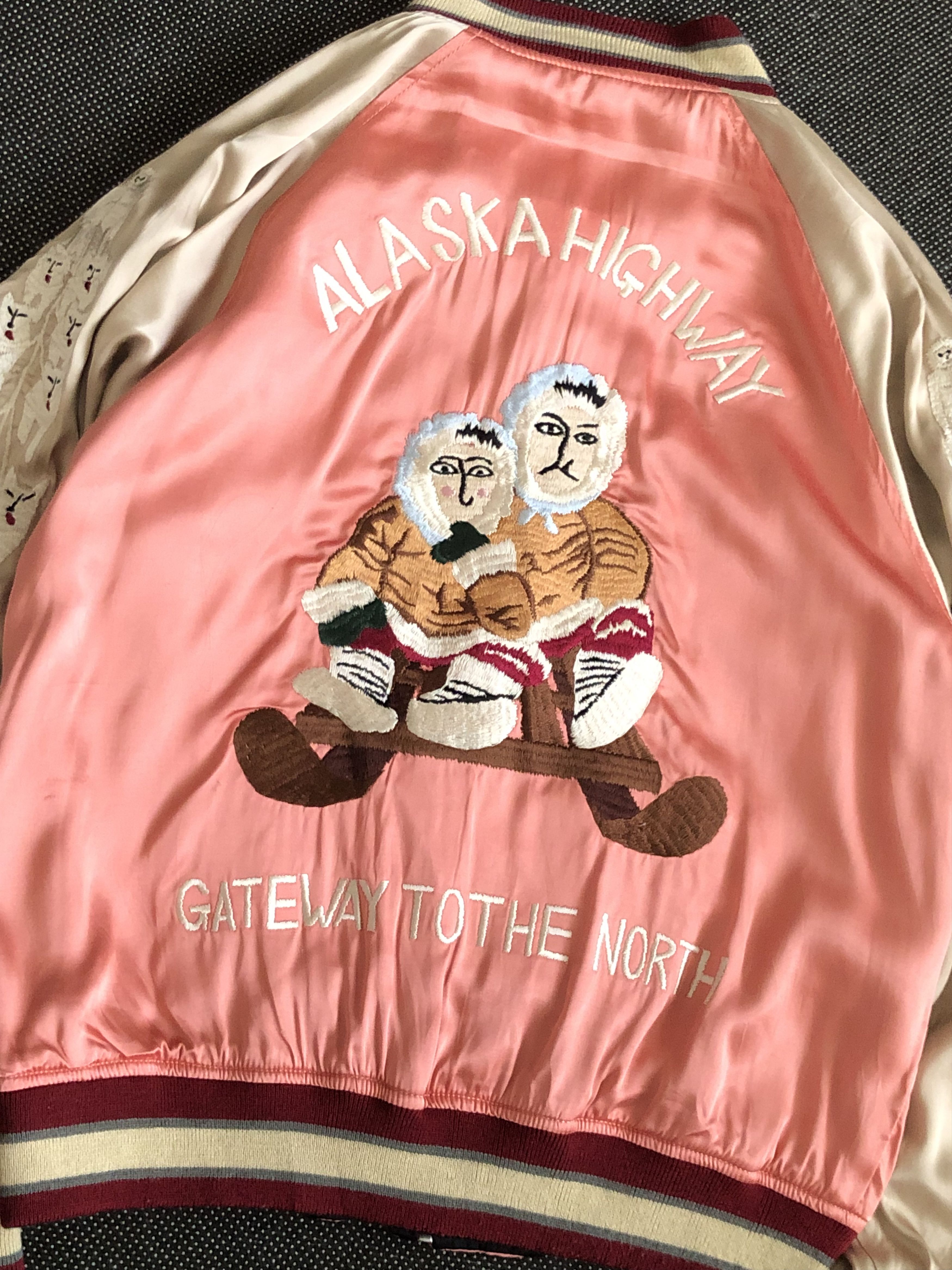 Japanese Brand RARE🔥HOUSTON JAPAN ALASKA MOTIVES REVERSIBLE SUKAJAN JACKET Size US M / EU 48-50 / 2 - 14 Thumbnail