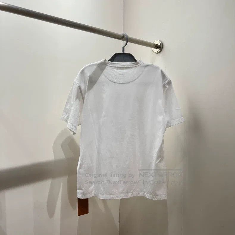 Hermes Hermes 25SS Canoe Round Neck Printed Short Sleeve T-Shirts Size XS / US 0-2 / IT 36-38 - 2 Thumbnail