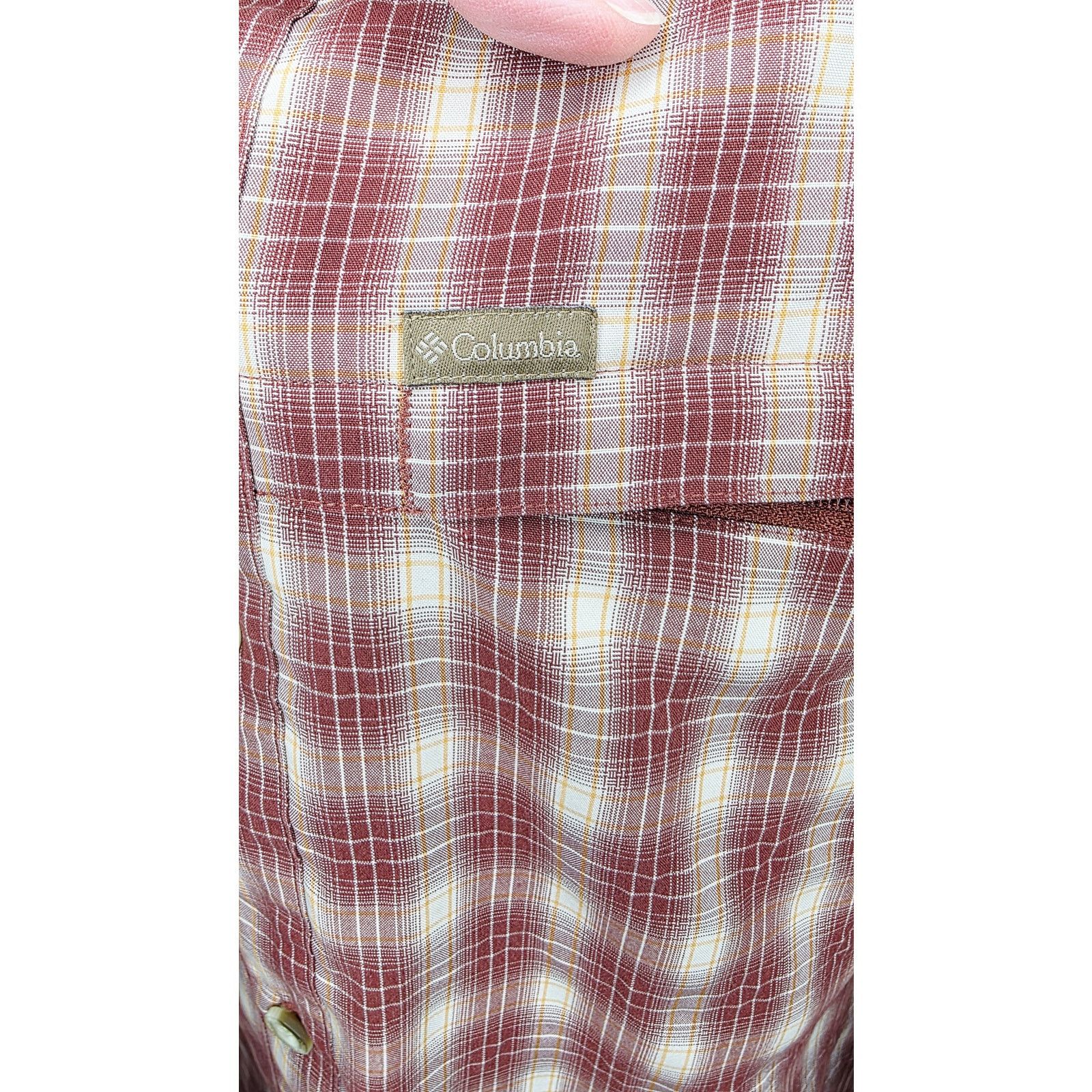Columbia Columbia Omni Shield Brown Plaid Button Up Shirt Casual Size US XL / EU 56 / 4 - 8 Thumbnail
