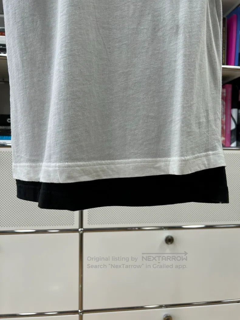 Vetements Vetements White Fake Two-Piece Double Layered T-Shirt Shor Size US XS / EU 42 / 0 - 7 Thumbnail