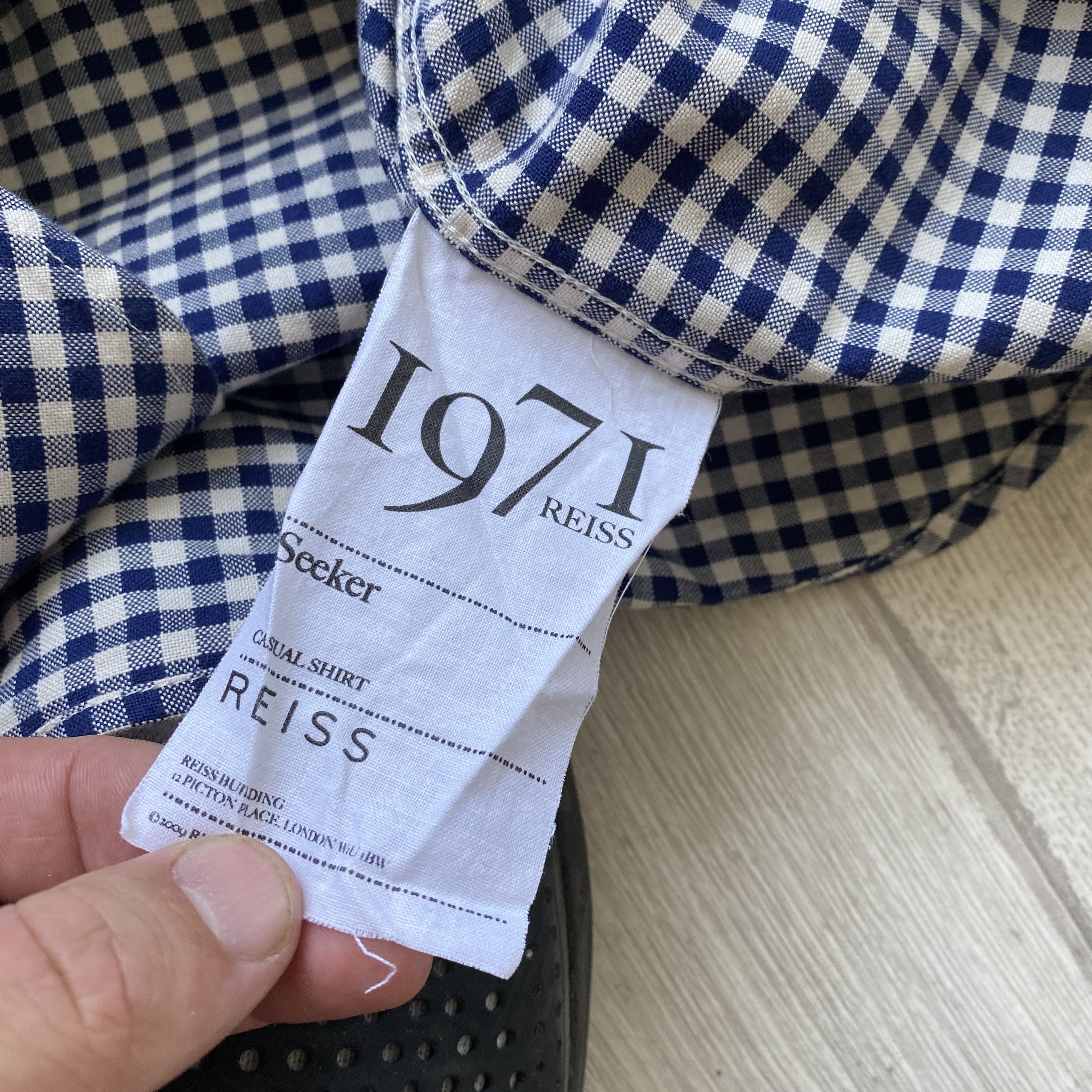 Reiss 👔 Luxury Reiss Shirt Button Up cotton Size US L / EU 52-54 / 3 - 8 Thumbnail